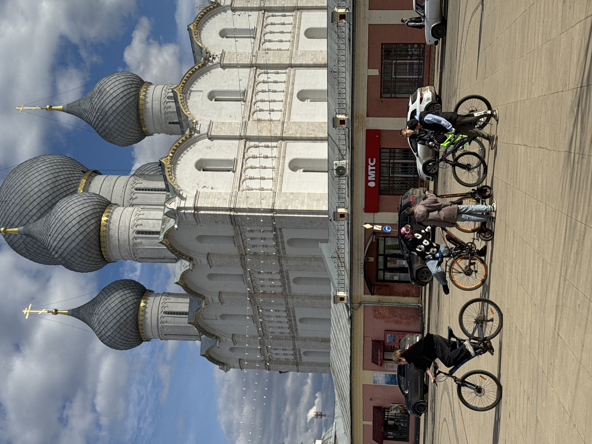 Street scenes captured near historic Rostov Kremlin in Russia