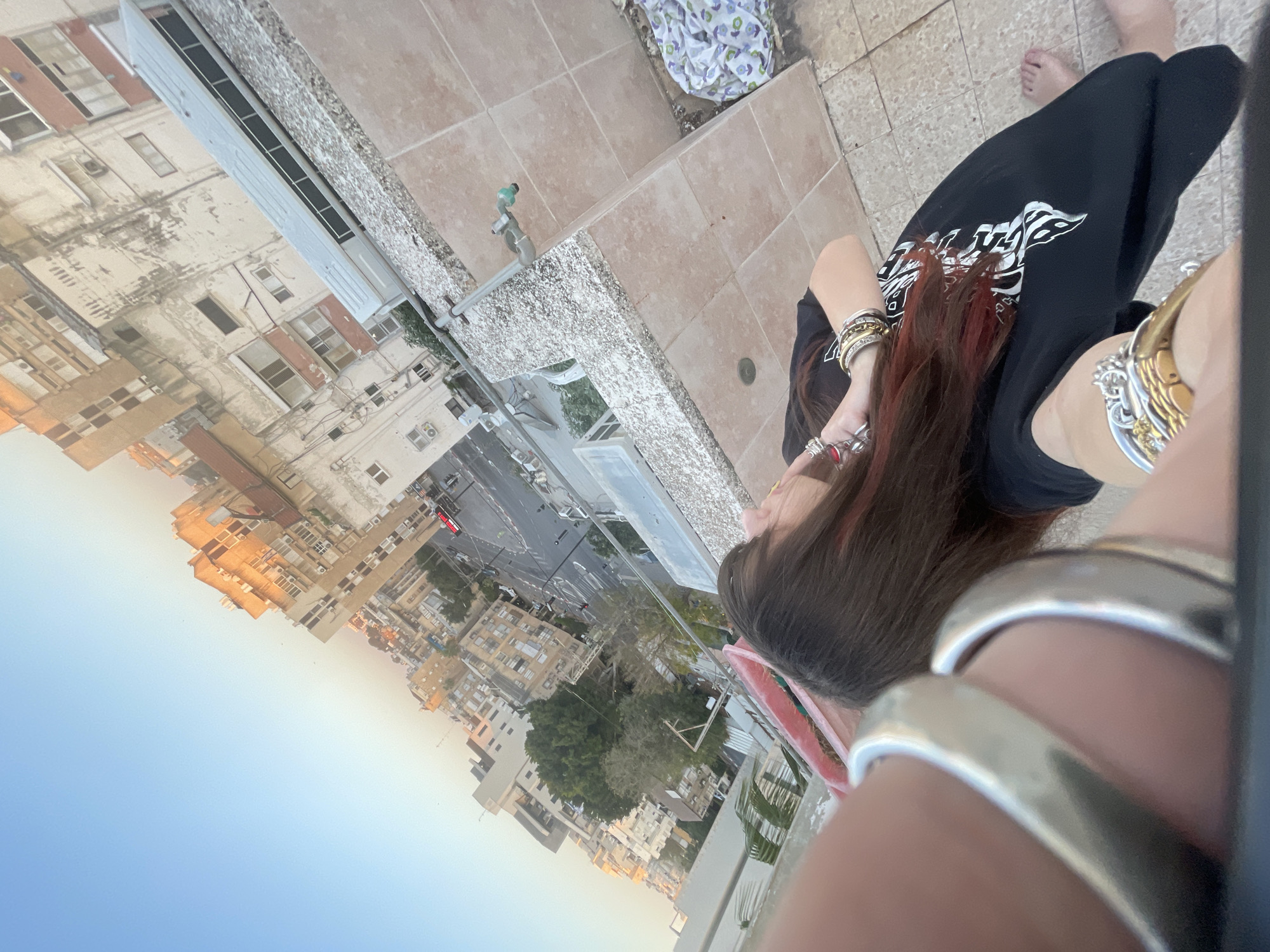 Early morning rooftop observations captured in Petah Tikva