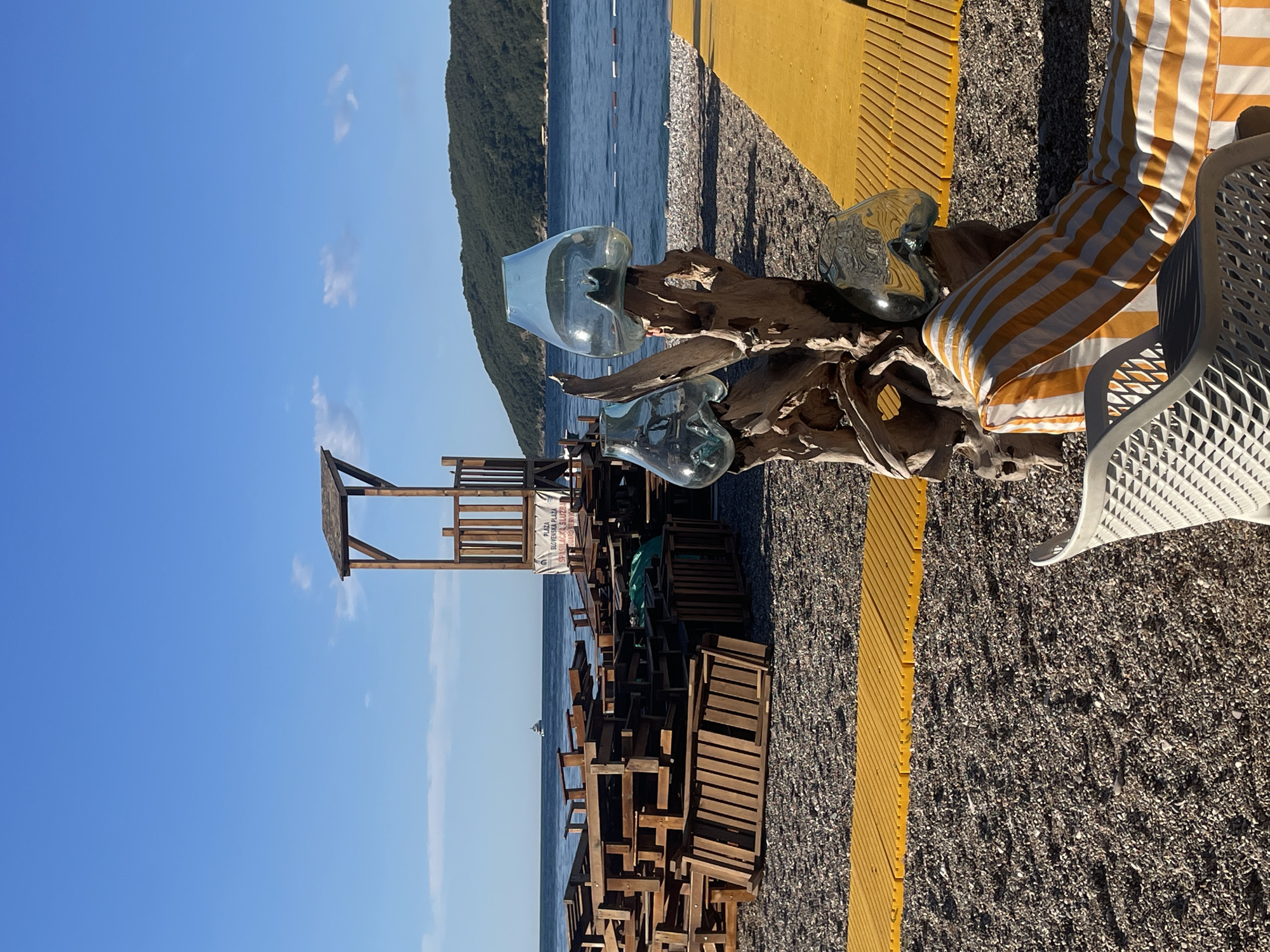 Early morning scenes around Budva's streets and waterfront