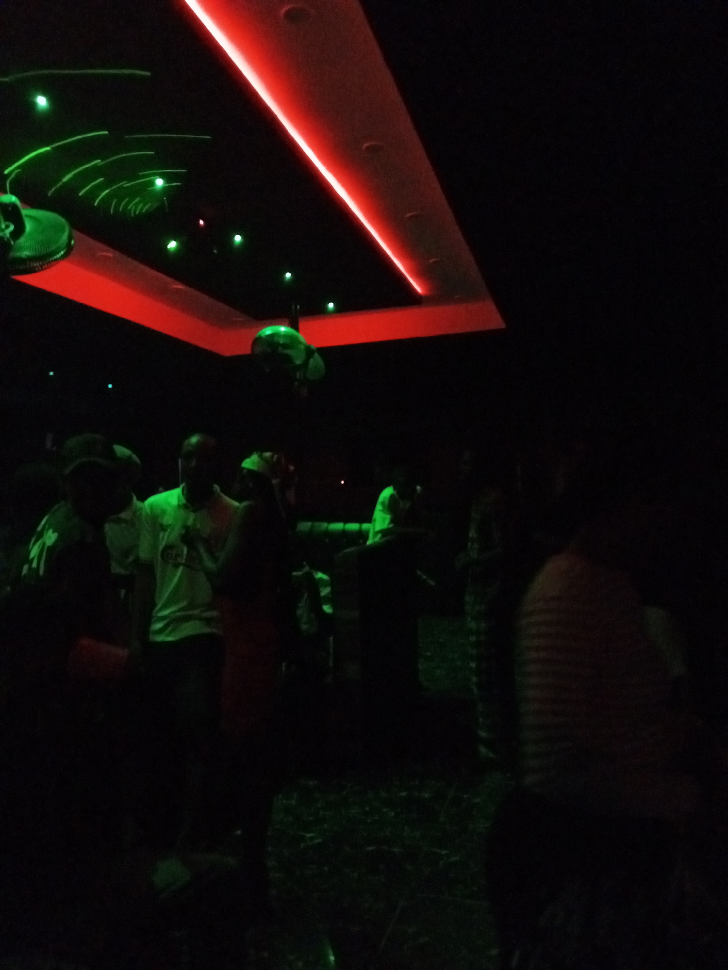 Nightclub activity documented in Lokoja, Nigeria early Friday morning