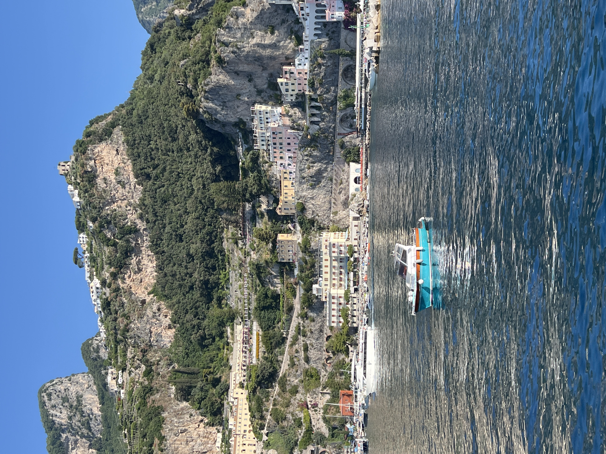 Morning scenes captured along Italy's Amalfi Coast near Pogerola