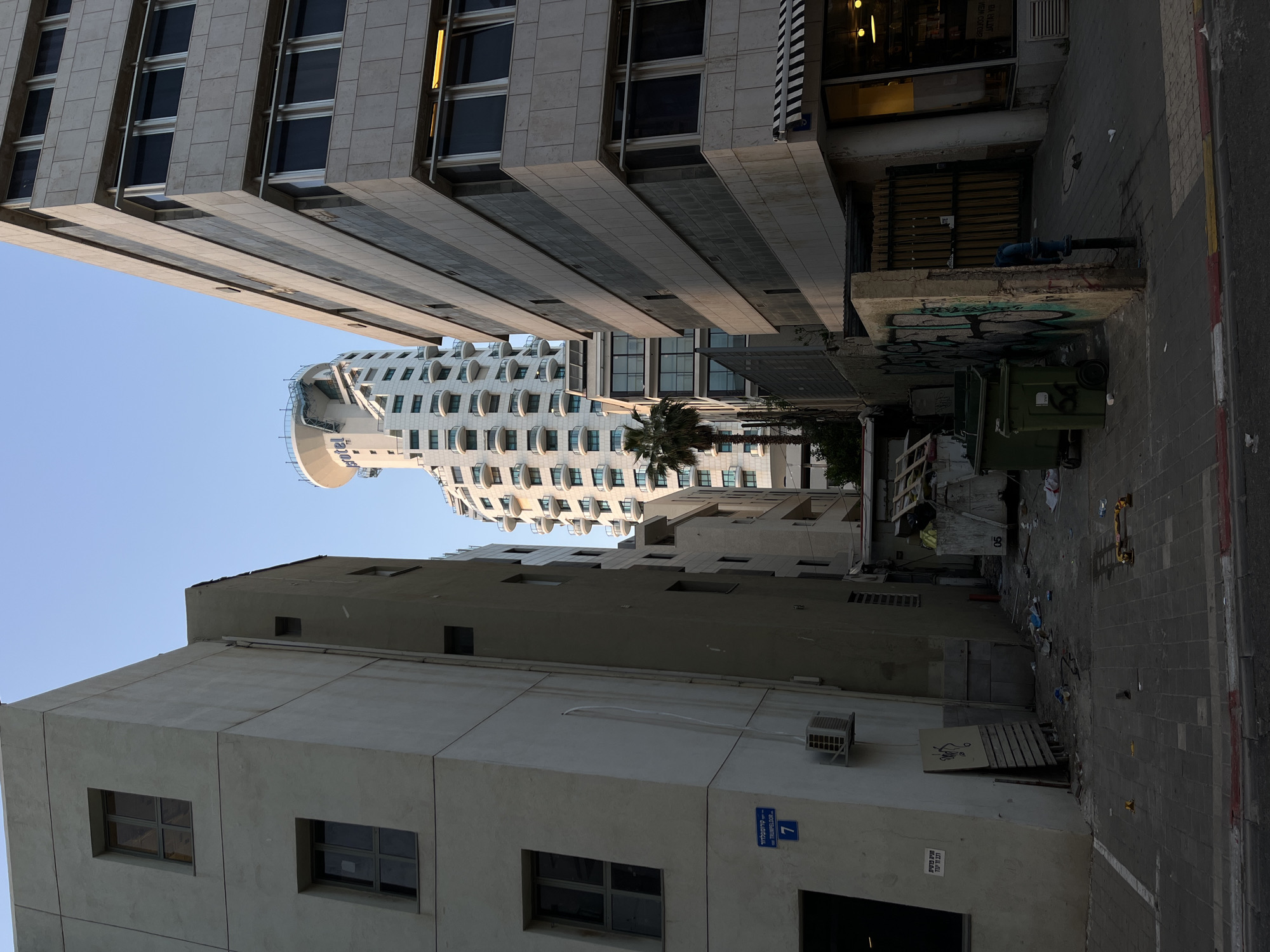 Tel Aviv street scenes documented during sunset hour