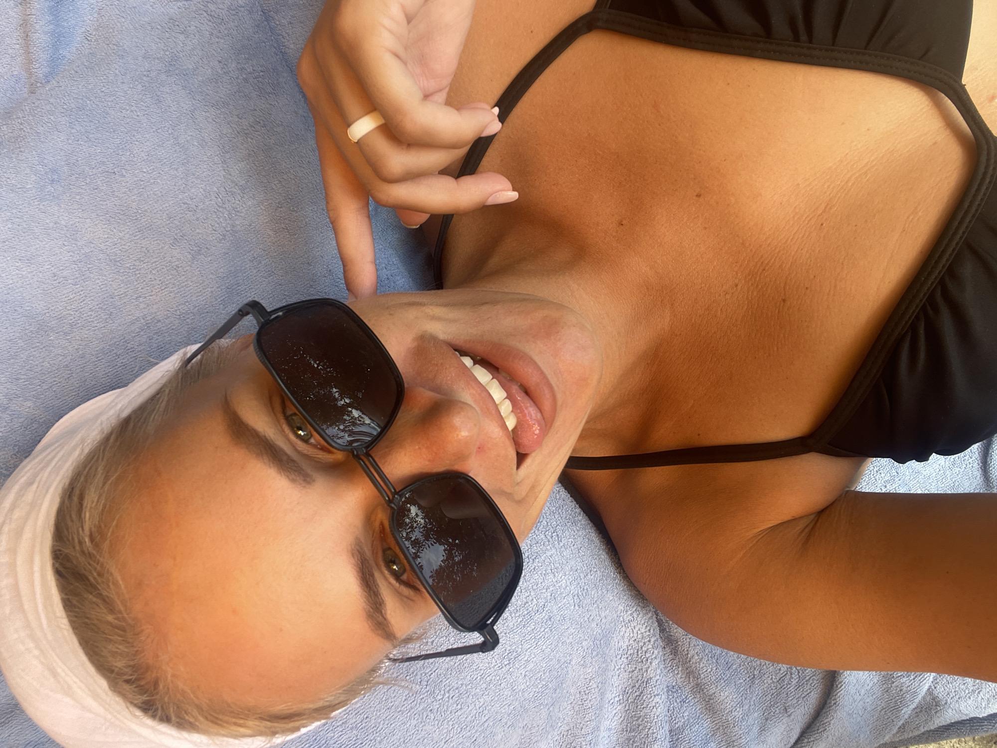 Lazy summer morning on the Black Sea shore