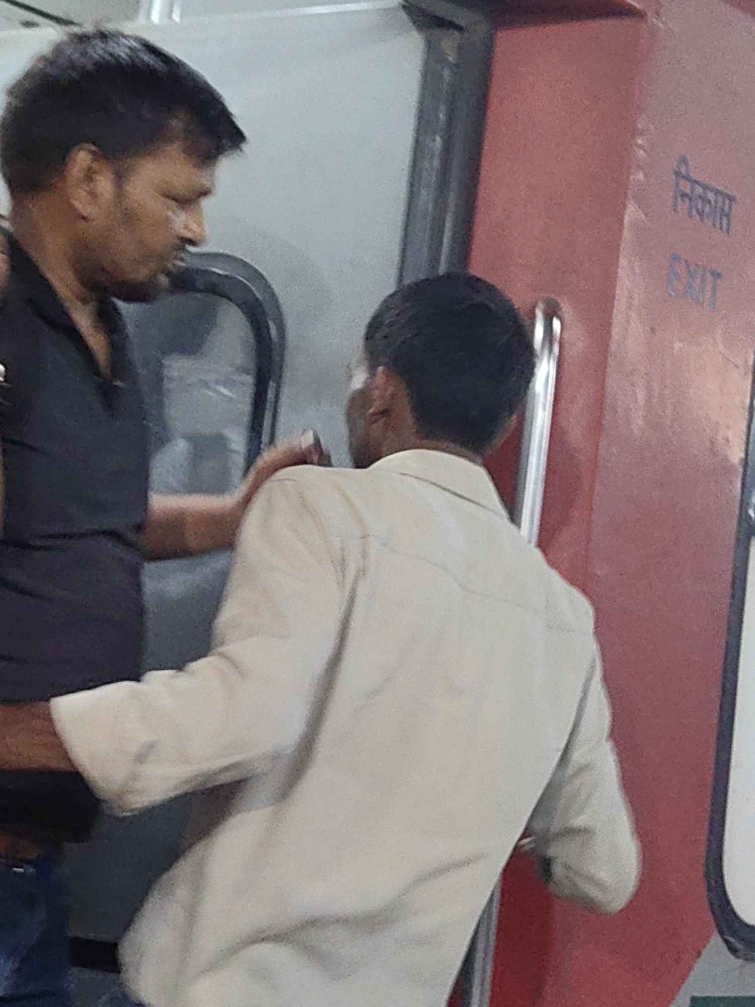 Evening rush at a Delhi railway station