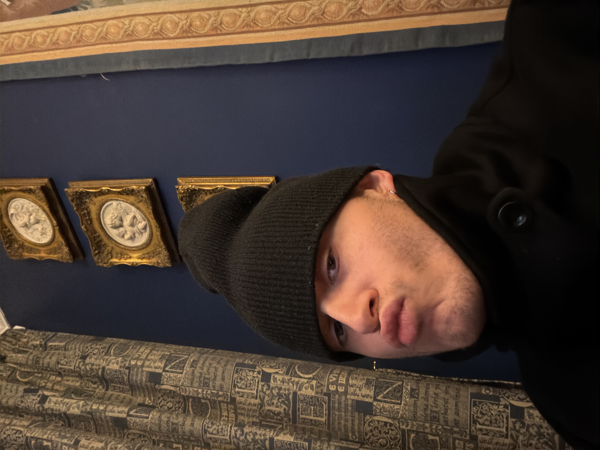 Edinburgh residents captured in casual indoor moments late evening