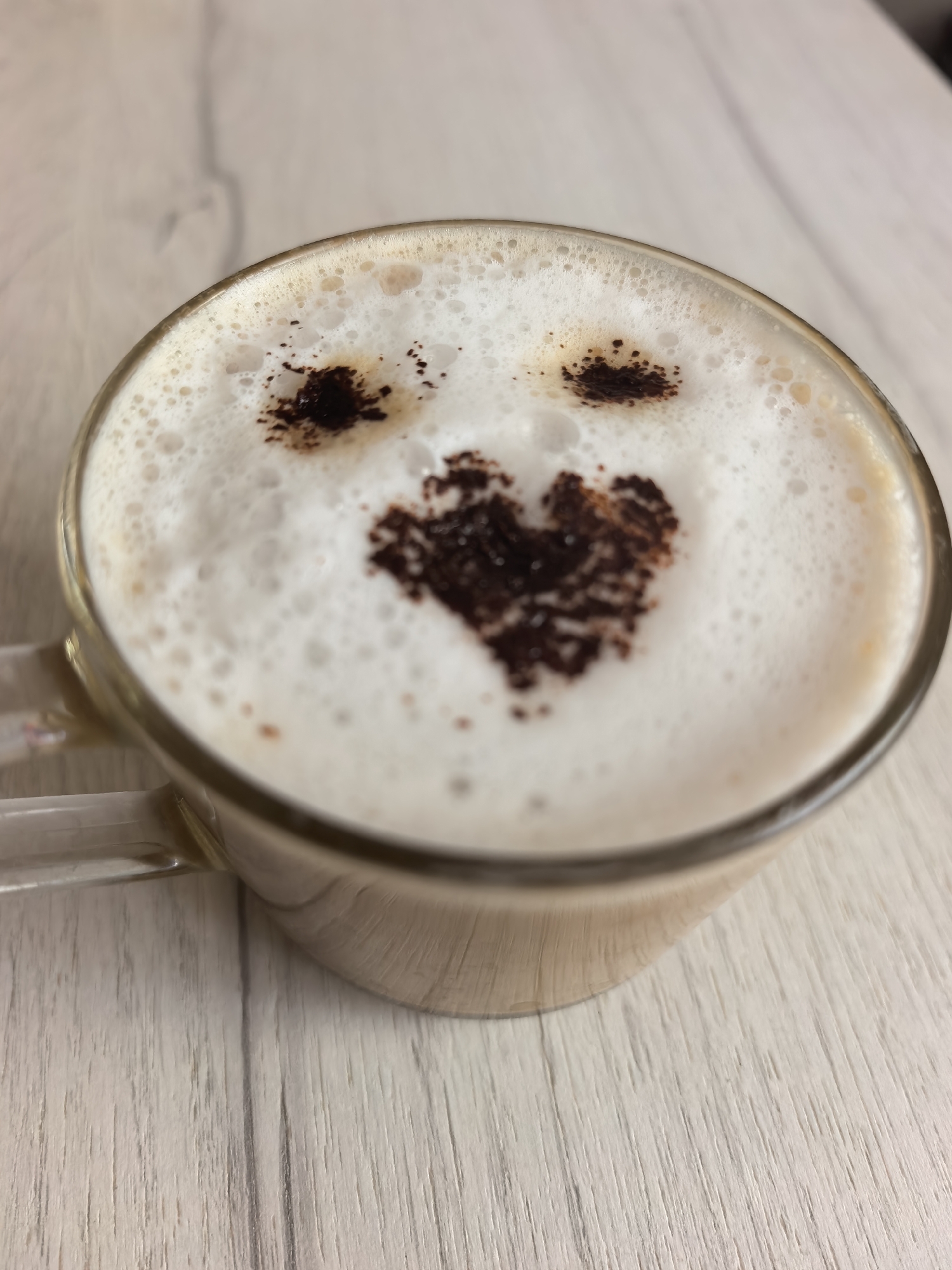 Homemade lattes and kids at play on a quiet morning