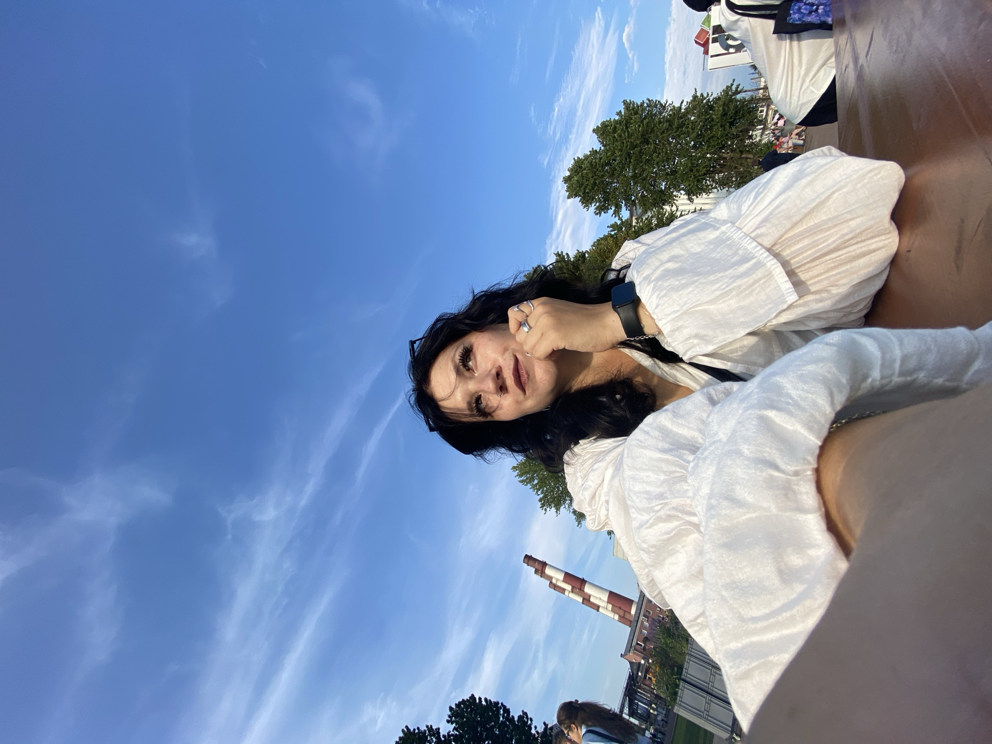 Afternoon out on the Saint Petersburg waterfront and raspberry-adorned grounds