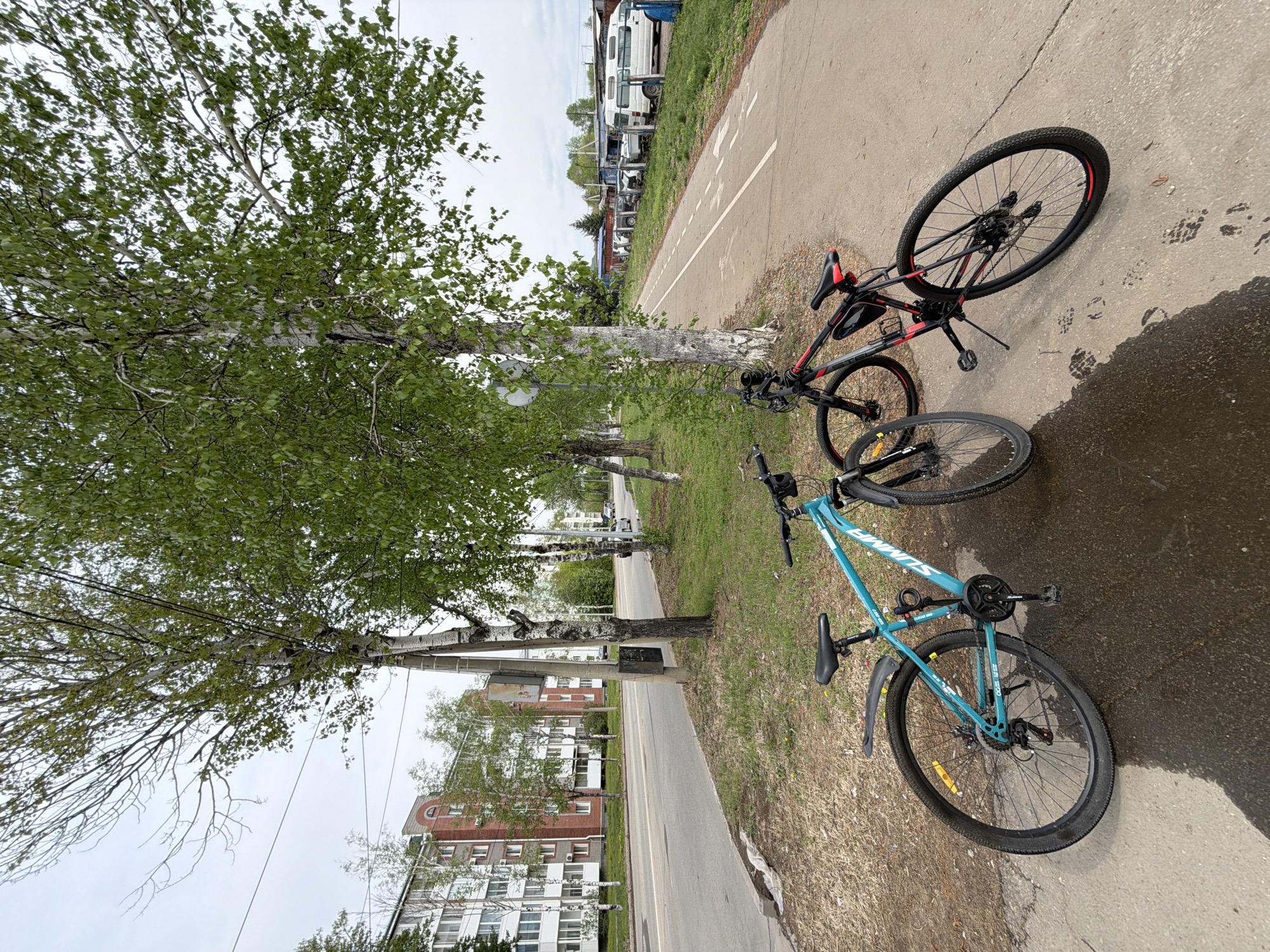 Ordinary street life documented in Birobidzhan residential area