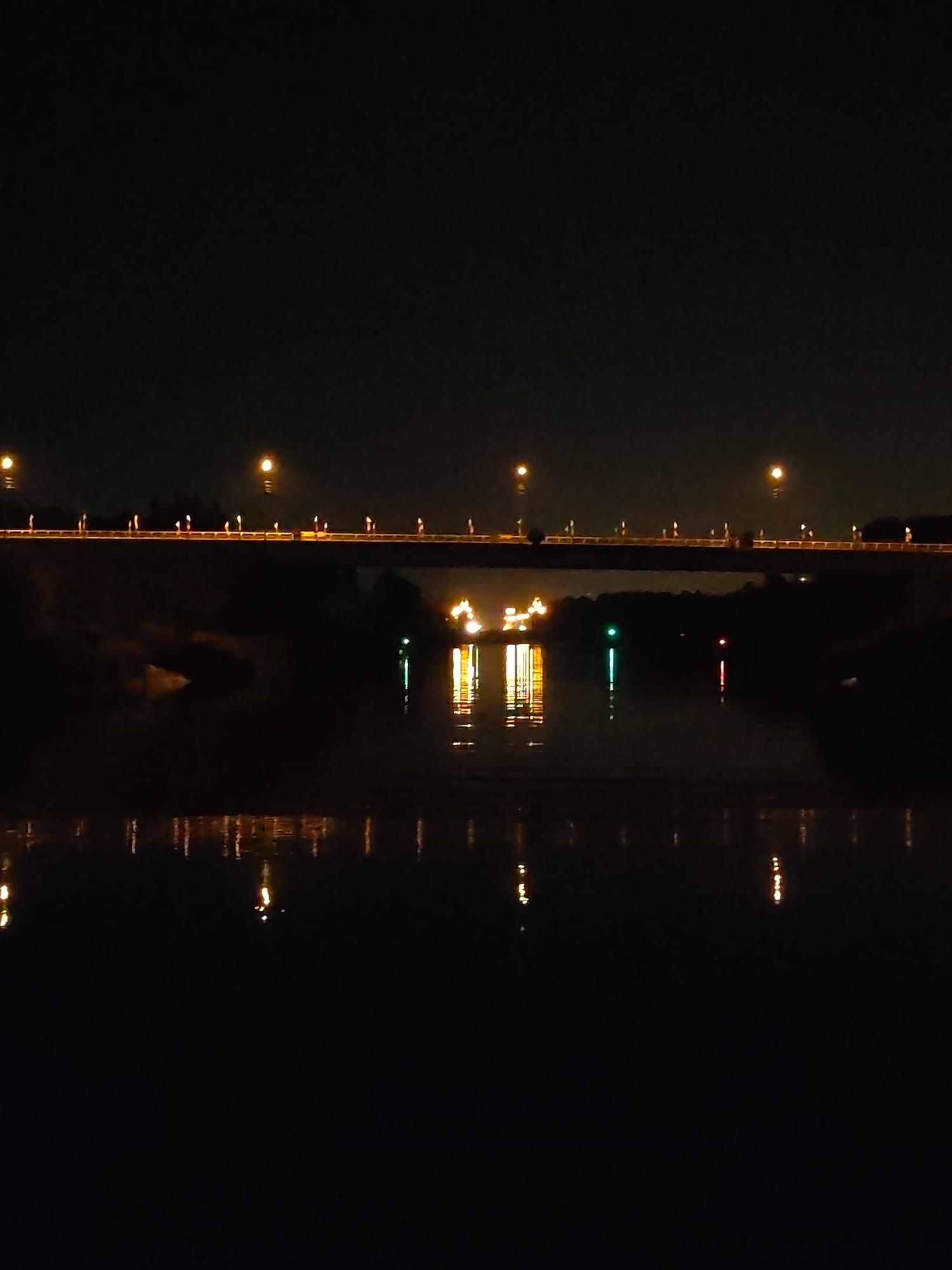 Nighttime cargo operations documented at Yakhroma port facility