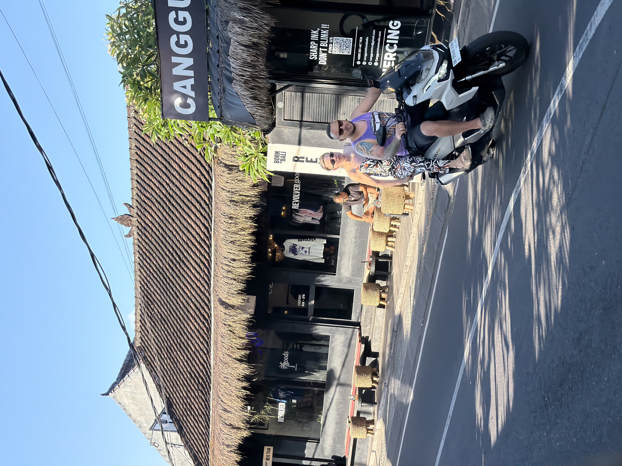 Morning scenes and street life in North Kuta