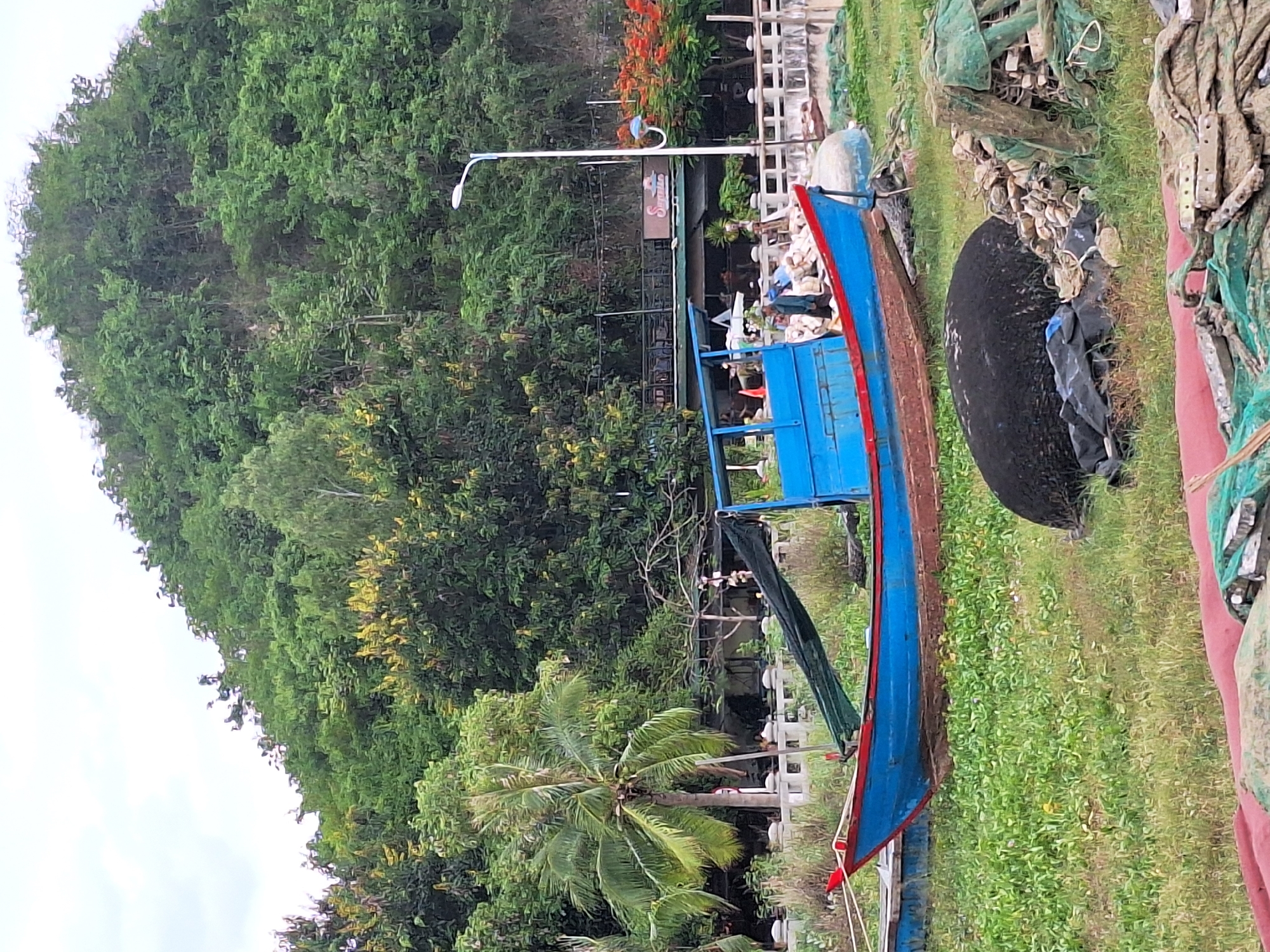 Nha Trang's waterfront: boats, promenade, and beachside streets