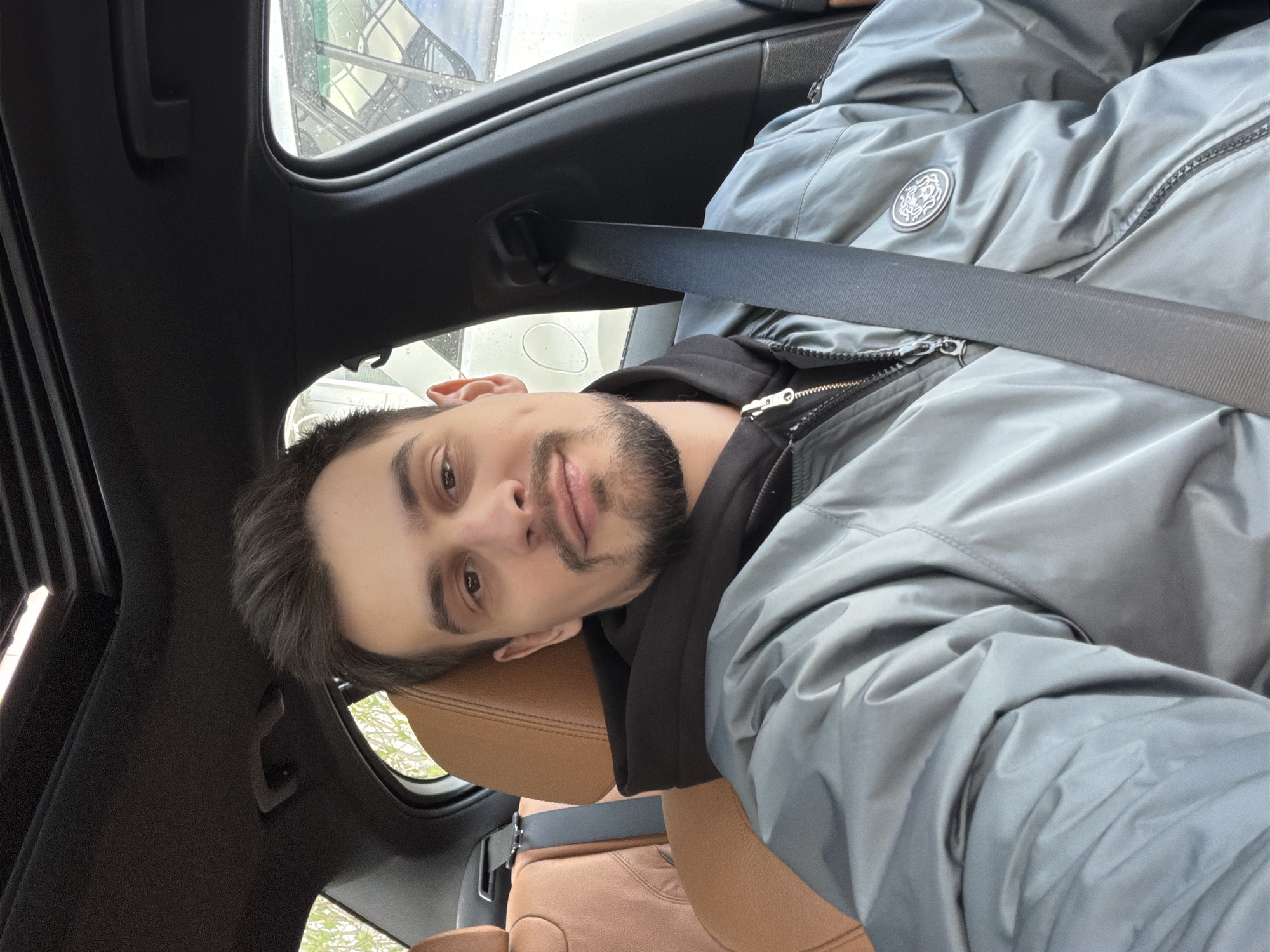 Two people observed in BMW taking selfie in Krasnoyarsk