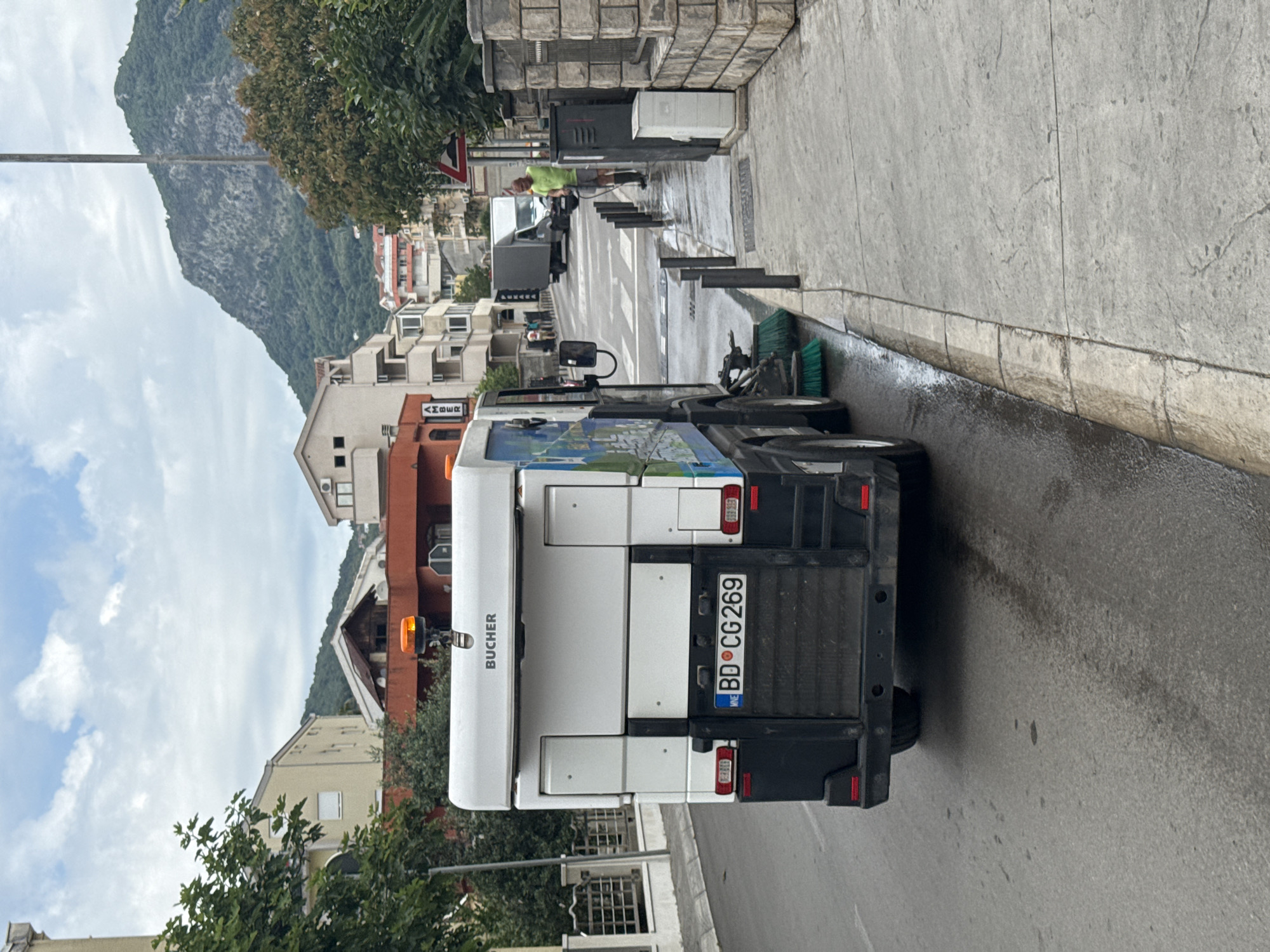 Morning street scenes documented across Budva, Montenegro neighborhoods