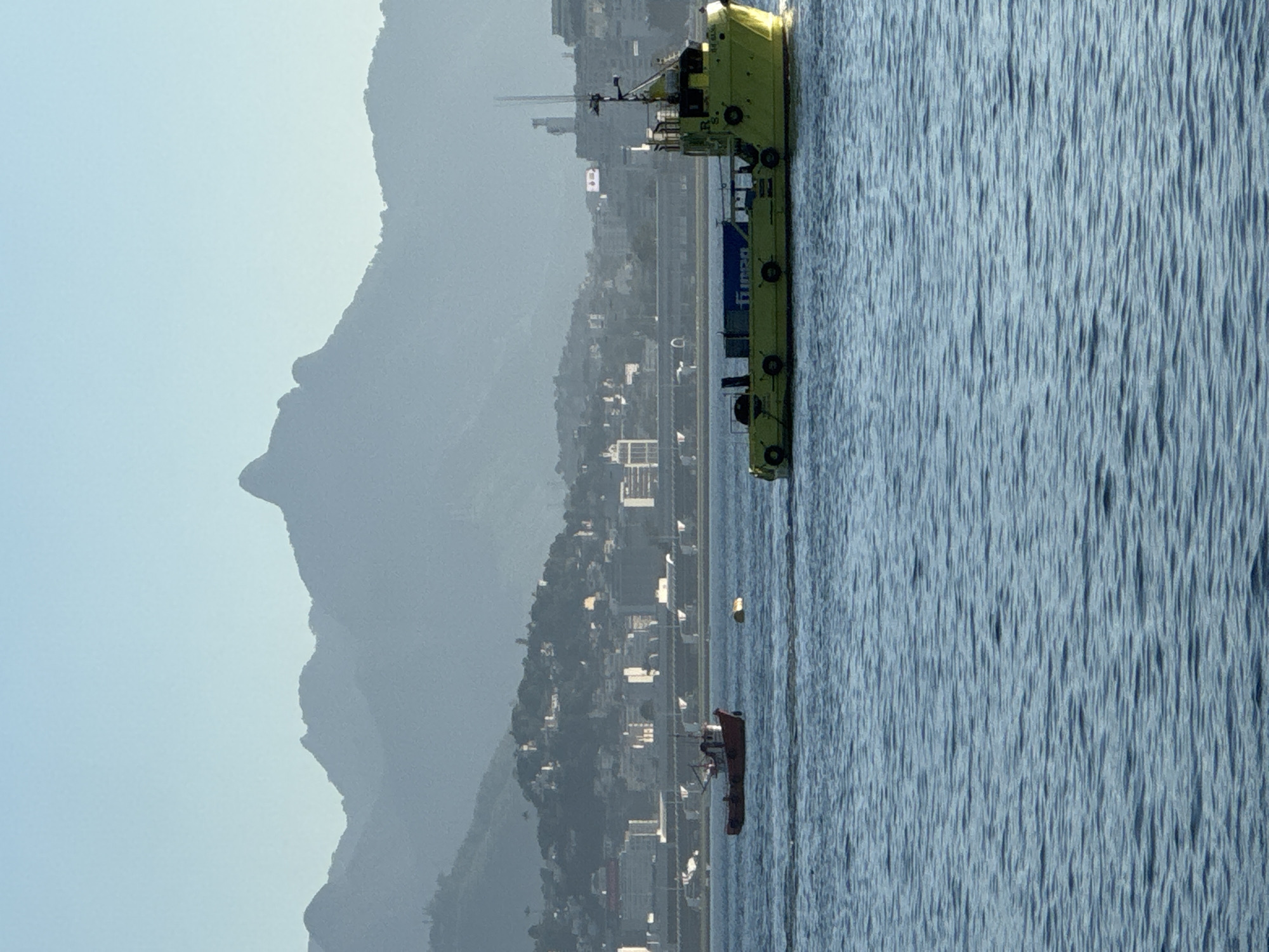 Niterói shoreline looks across Guanabara Bay toward Rio's landmarks