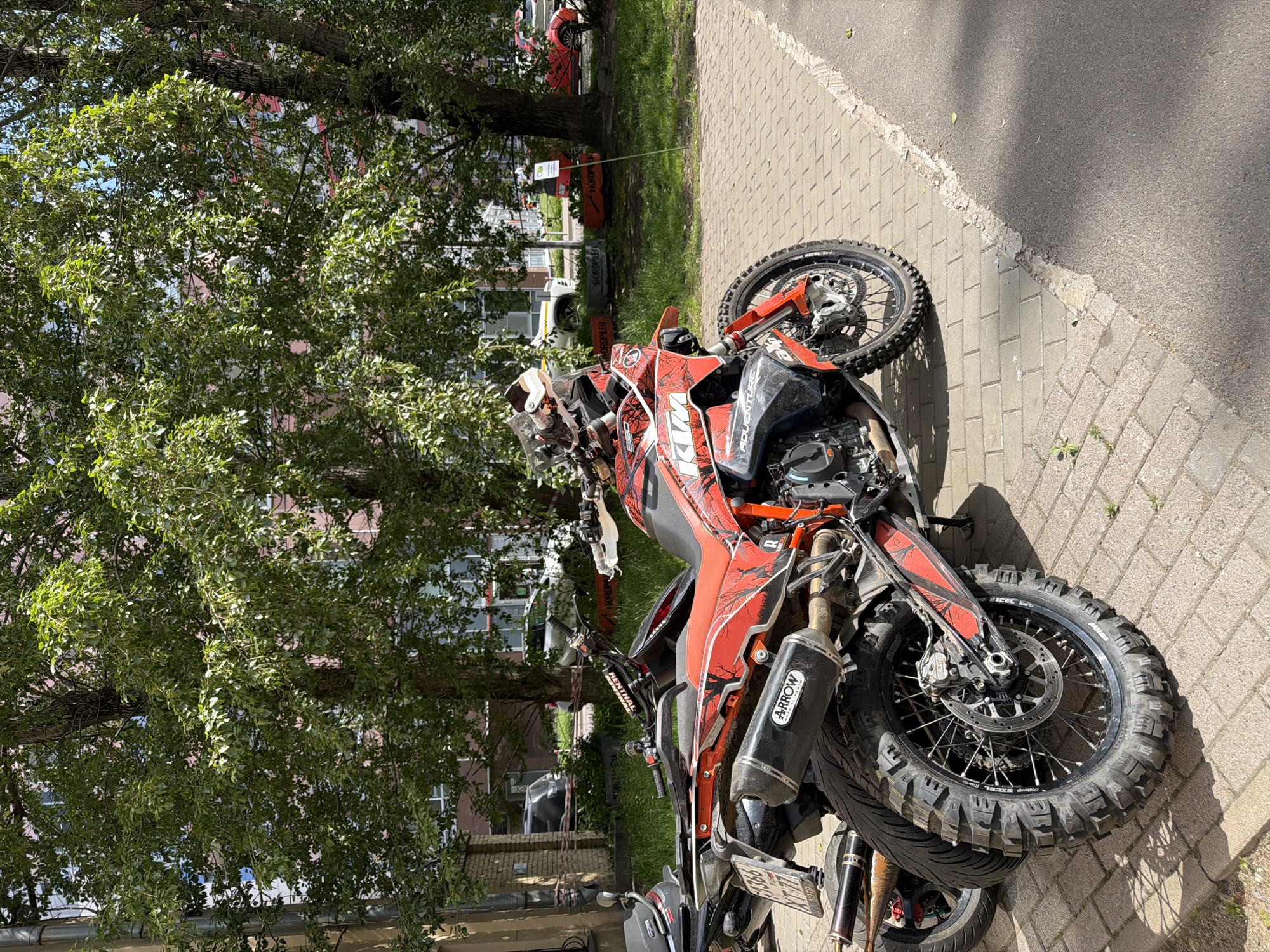 Morning scenes captured across Saint Petersburg's streets and courtyards