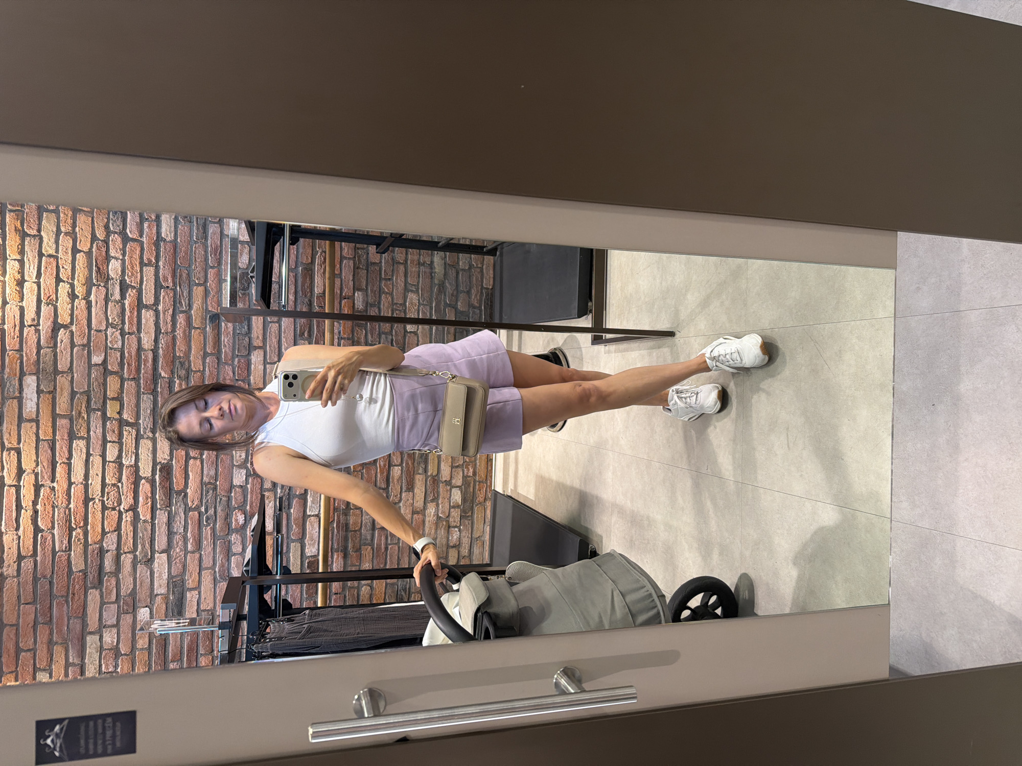 Riga snapshots: architecture, street life, and a store mirror
