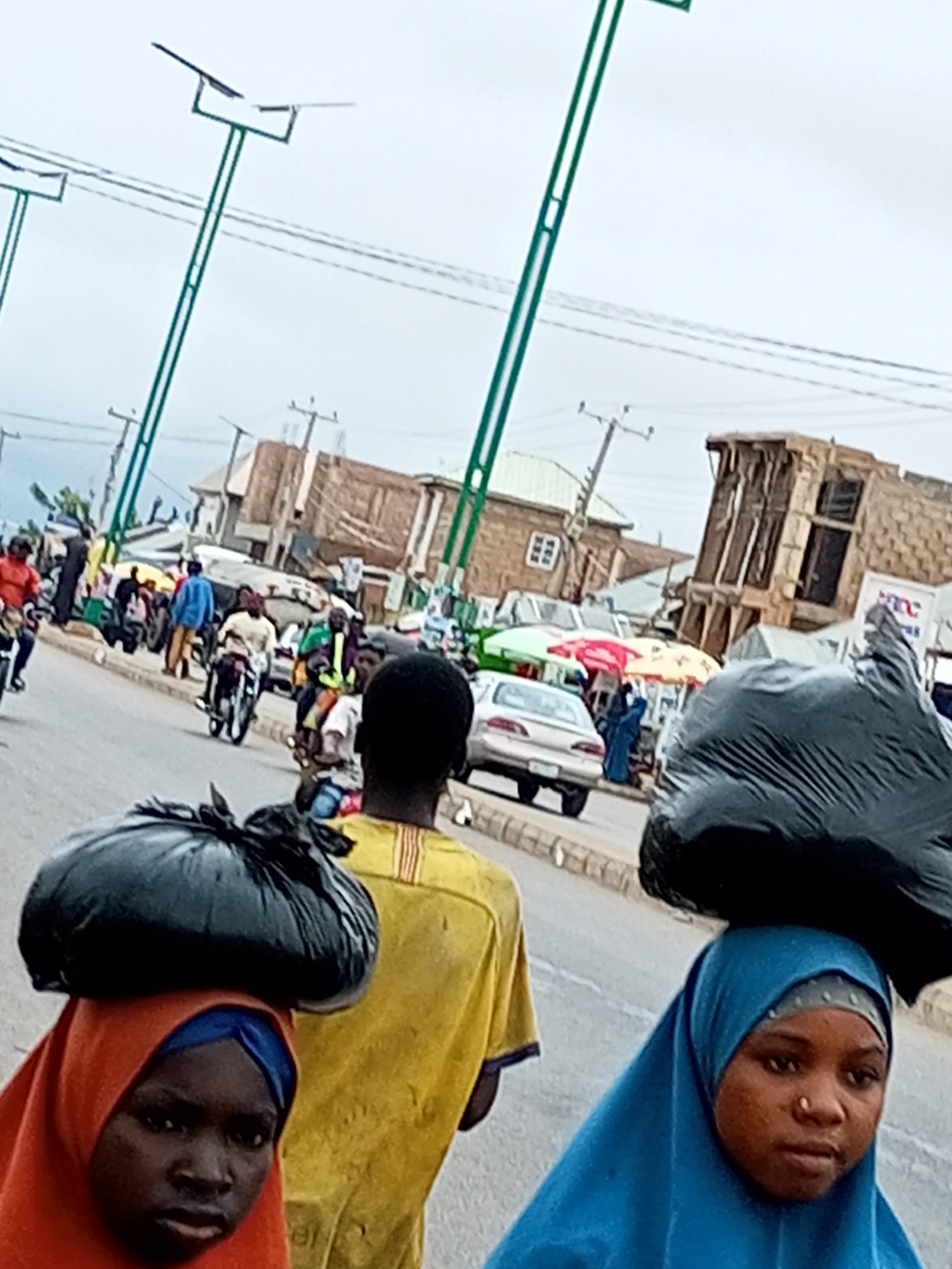 Morning street life across Gombe and Tempure, Nigeria