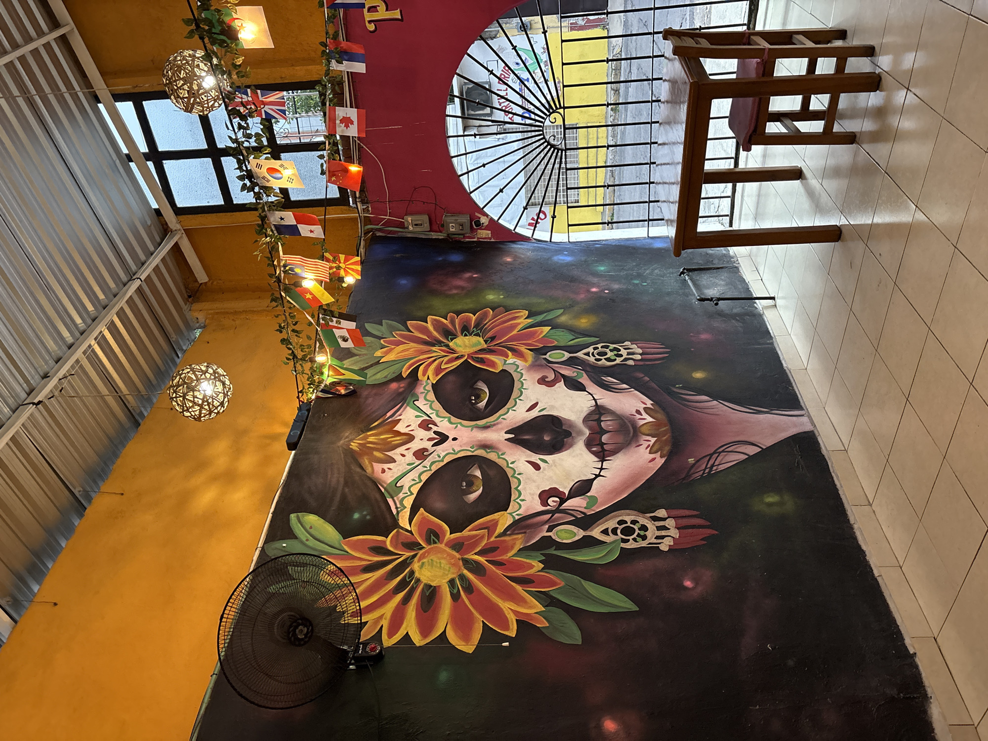 Inside a lively Cuernavaca bar decked out for the occasion