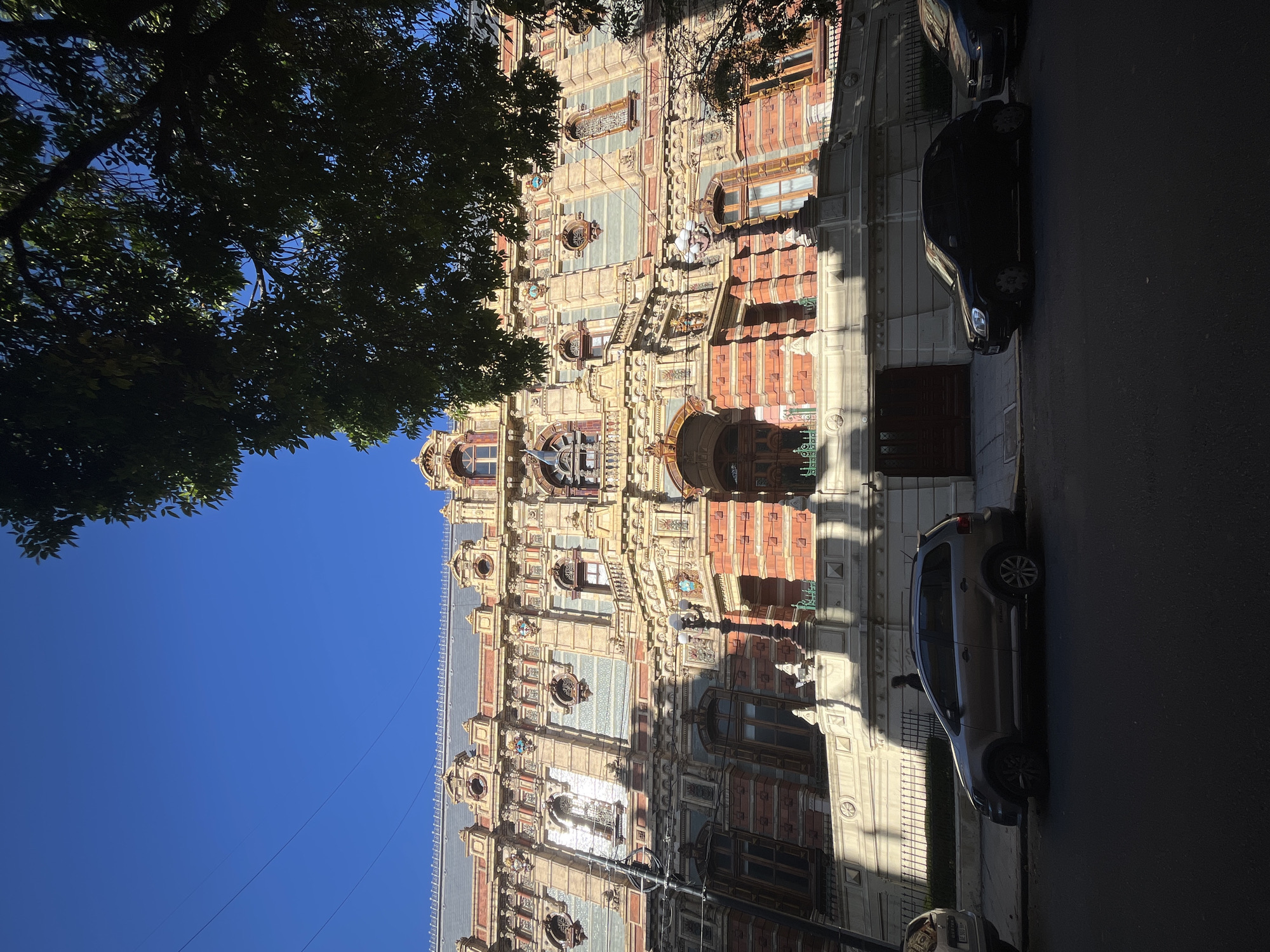 Historic Buenos Aires water palace facade documented by witness