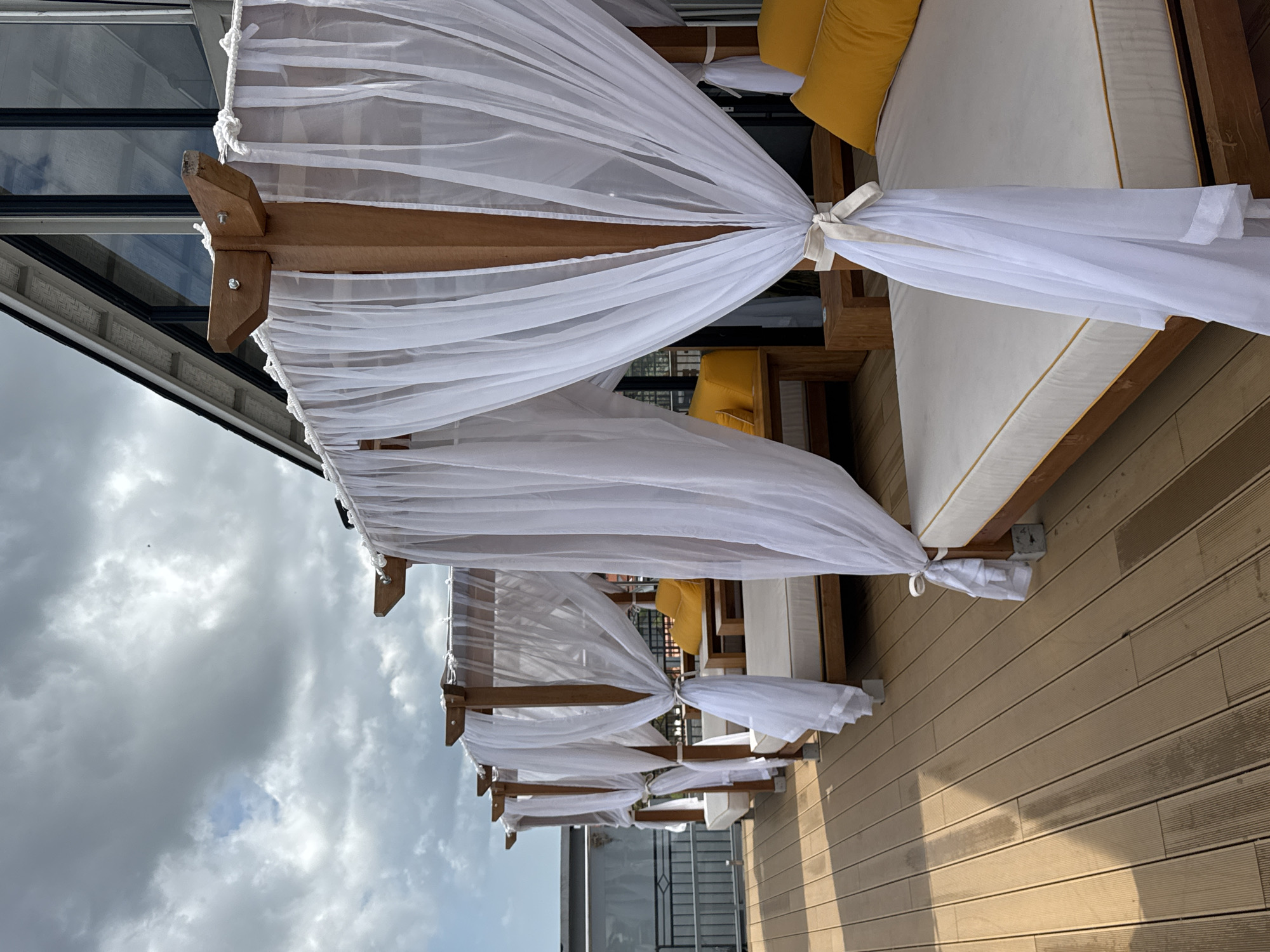 Lazy afternoon at a North Kuta resort pool and cabanas