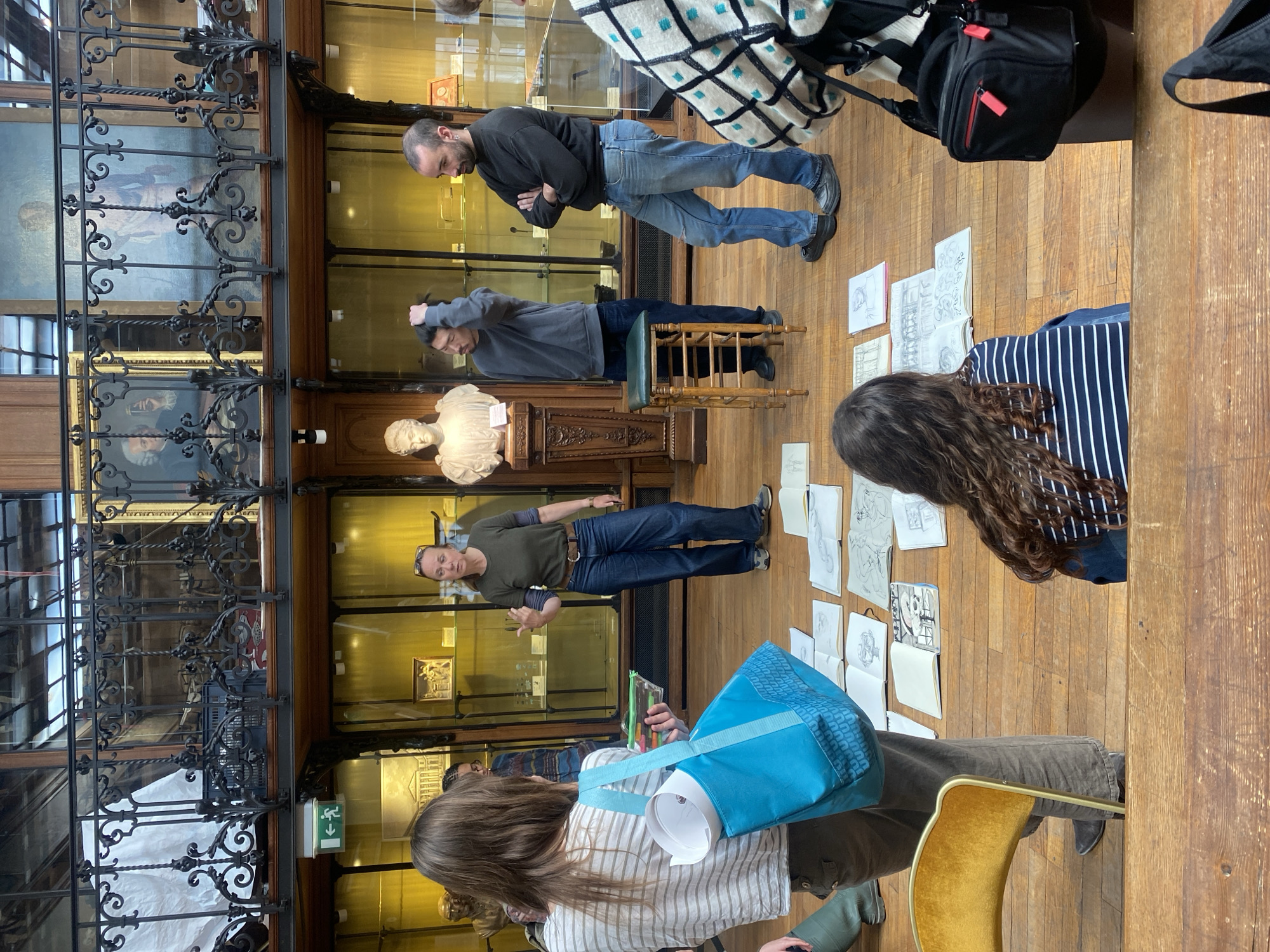 Art gathering documented at historic Parisian museum venue