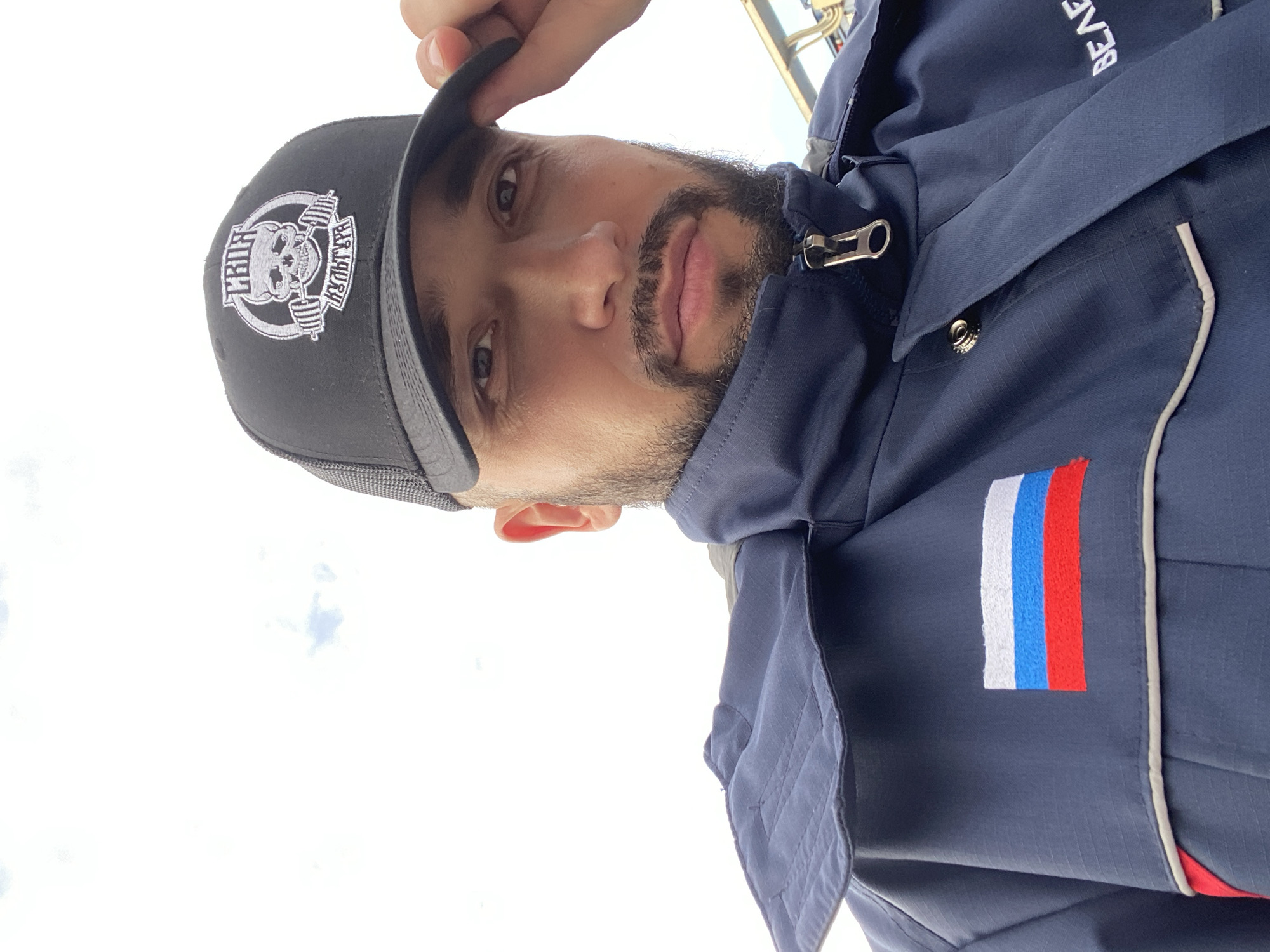 Man documents daily moments through selfies in Koskolovo, Russia
