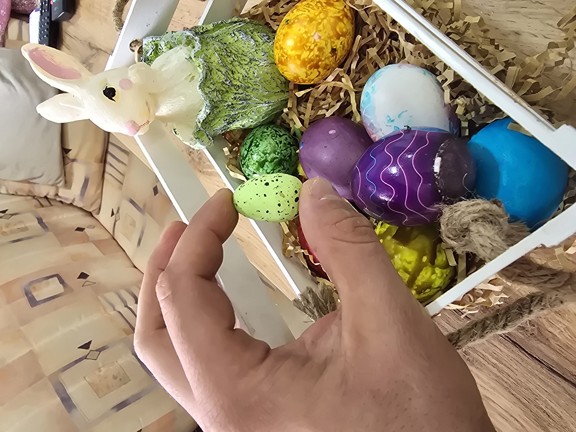 Easter egg decorating observed in Burgas, Bulgaria