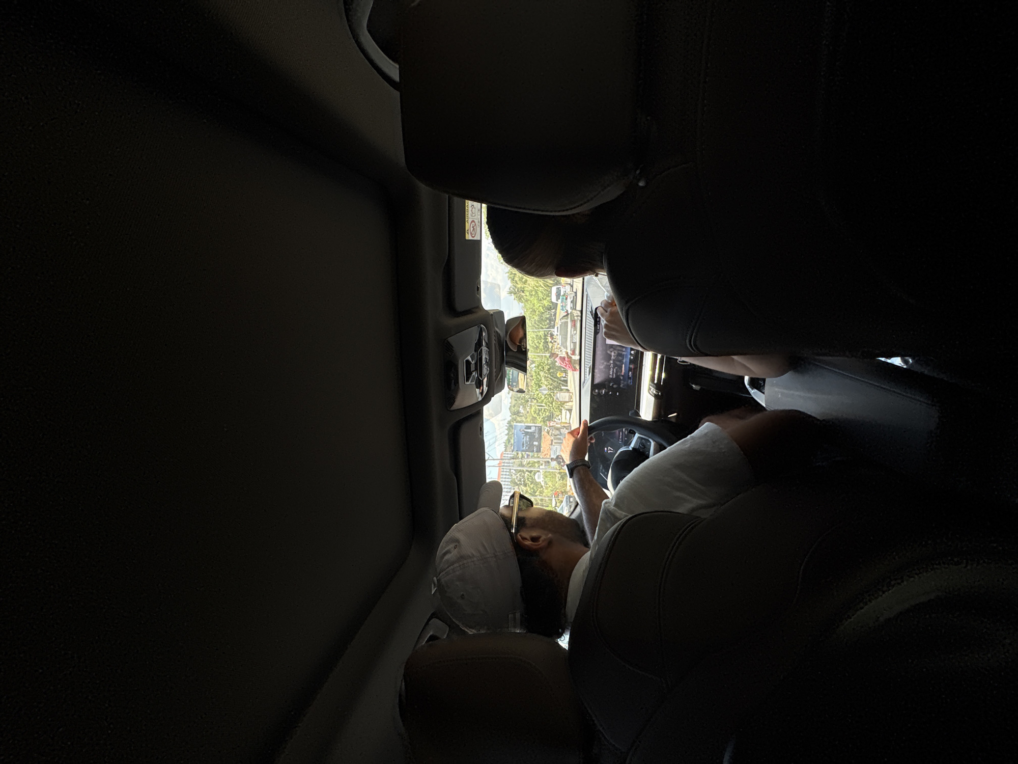 Driver in white shirt observed in vehicle in Mexico