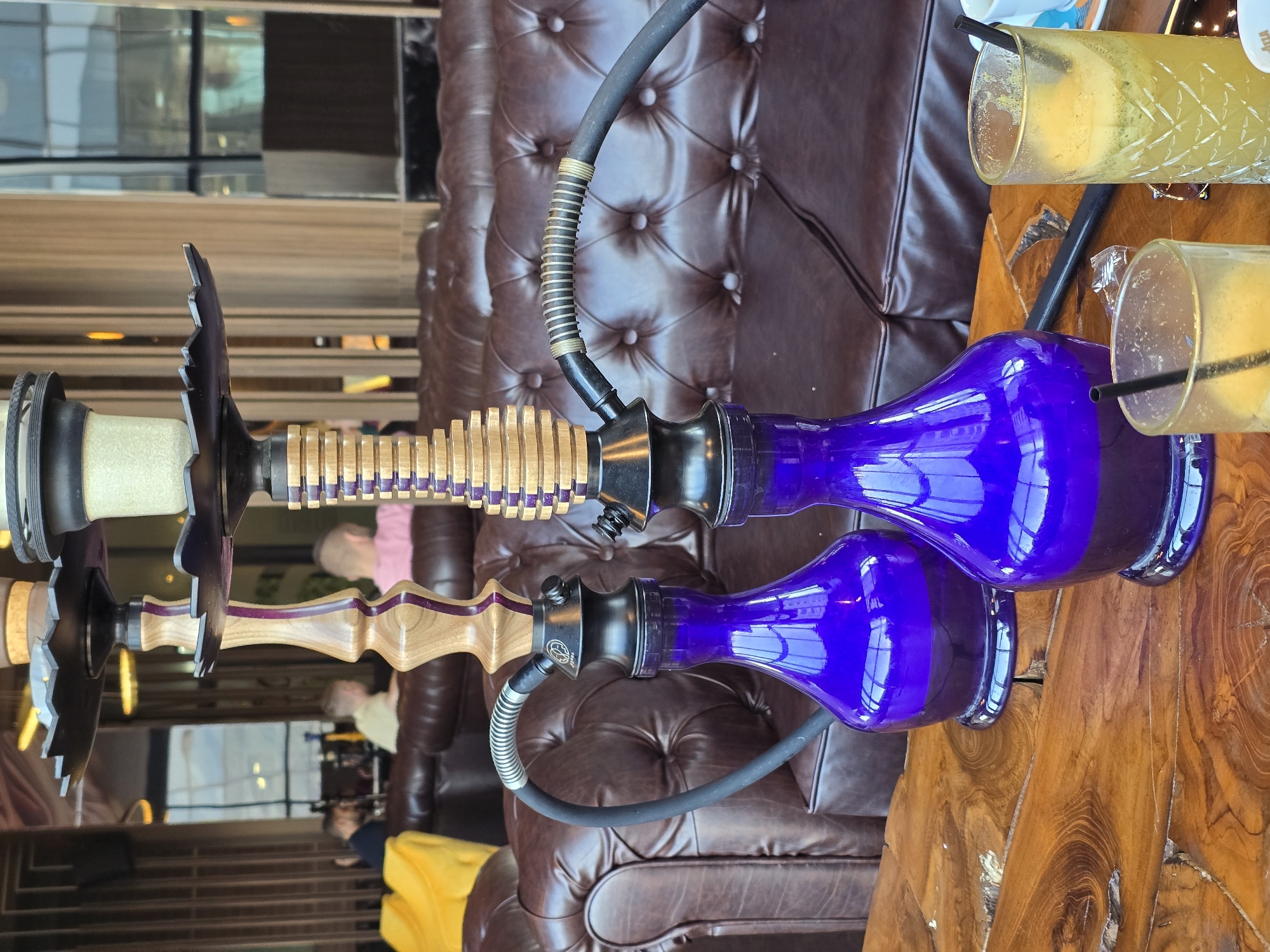 Afternoon hookah lounge session documented in Burgas, Bulgaria