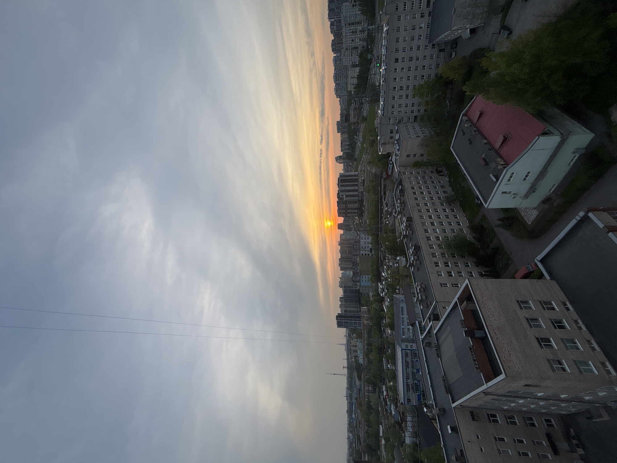 Witness Documents Urban Sunset Sequence at City Location