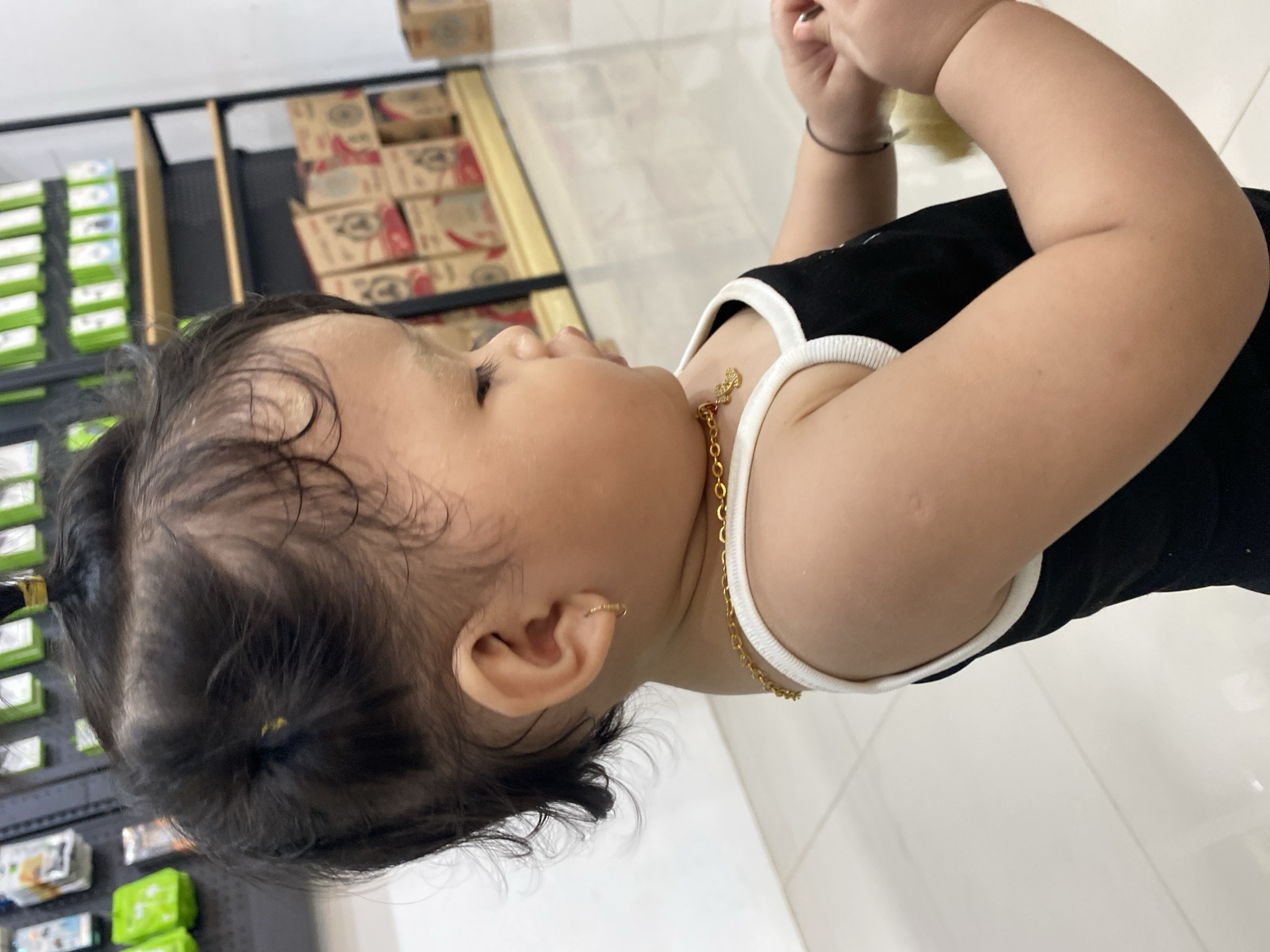 Daily life captured at Indonesian electronics shop