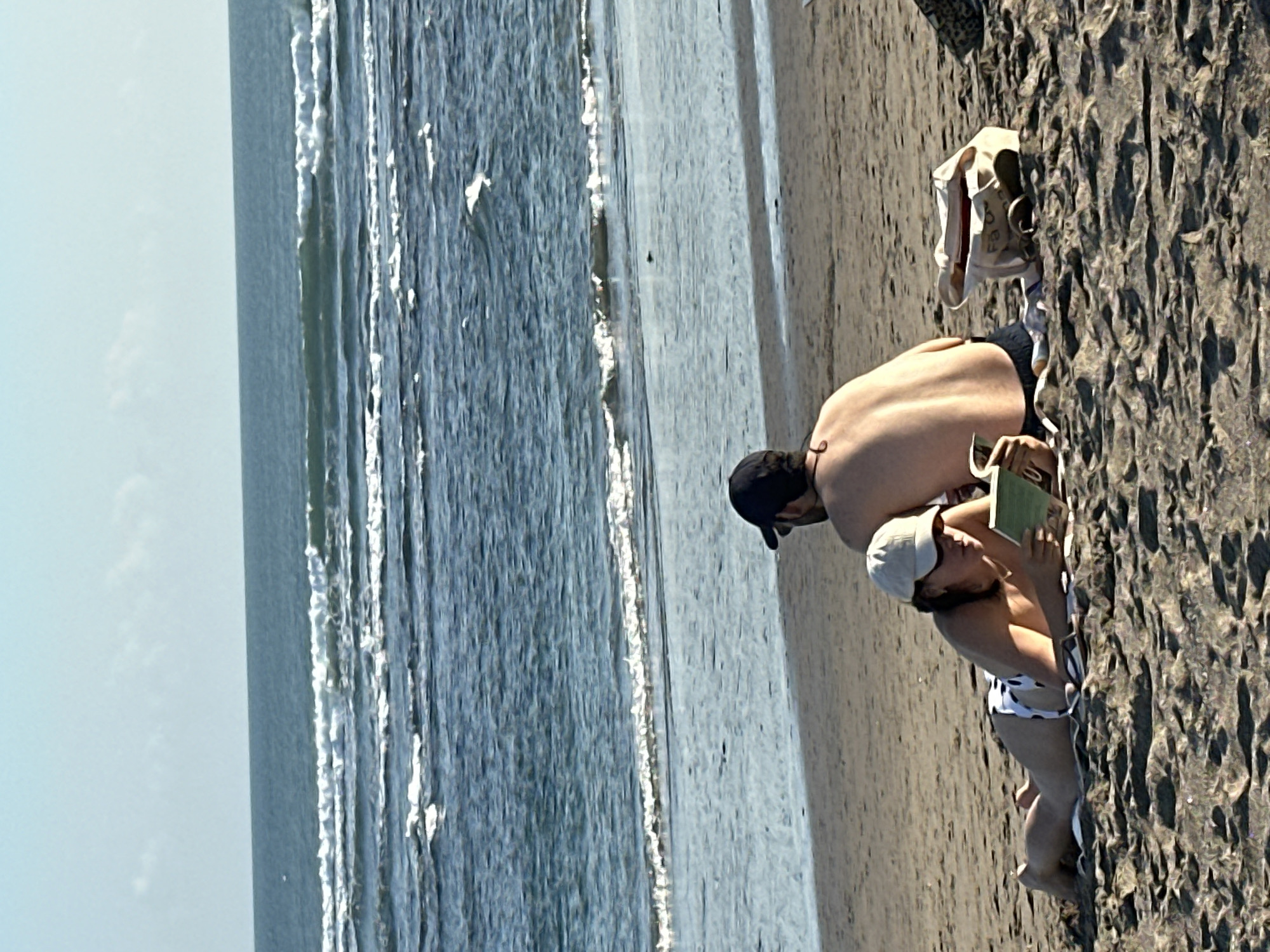 Lazy morning on the beach in North Kuta, Bali
