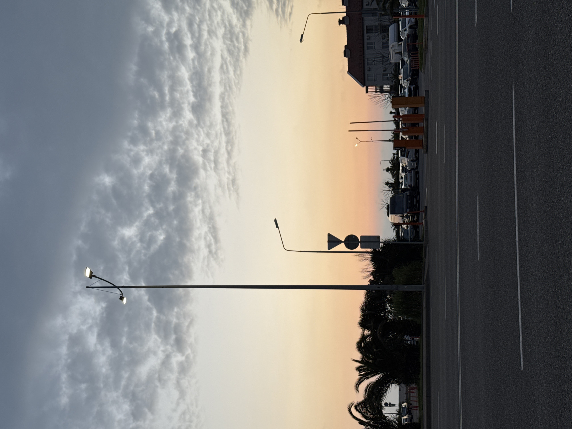 Parking lot with white lines observed in Sirius, Russia