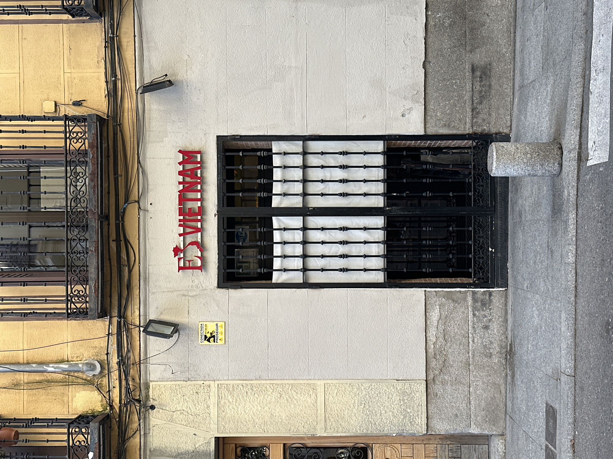 Vietnamese restaurant showcases Spanish cuisine in Madrid storefront