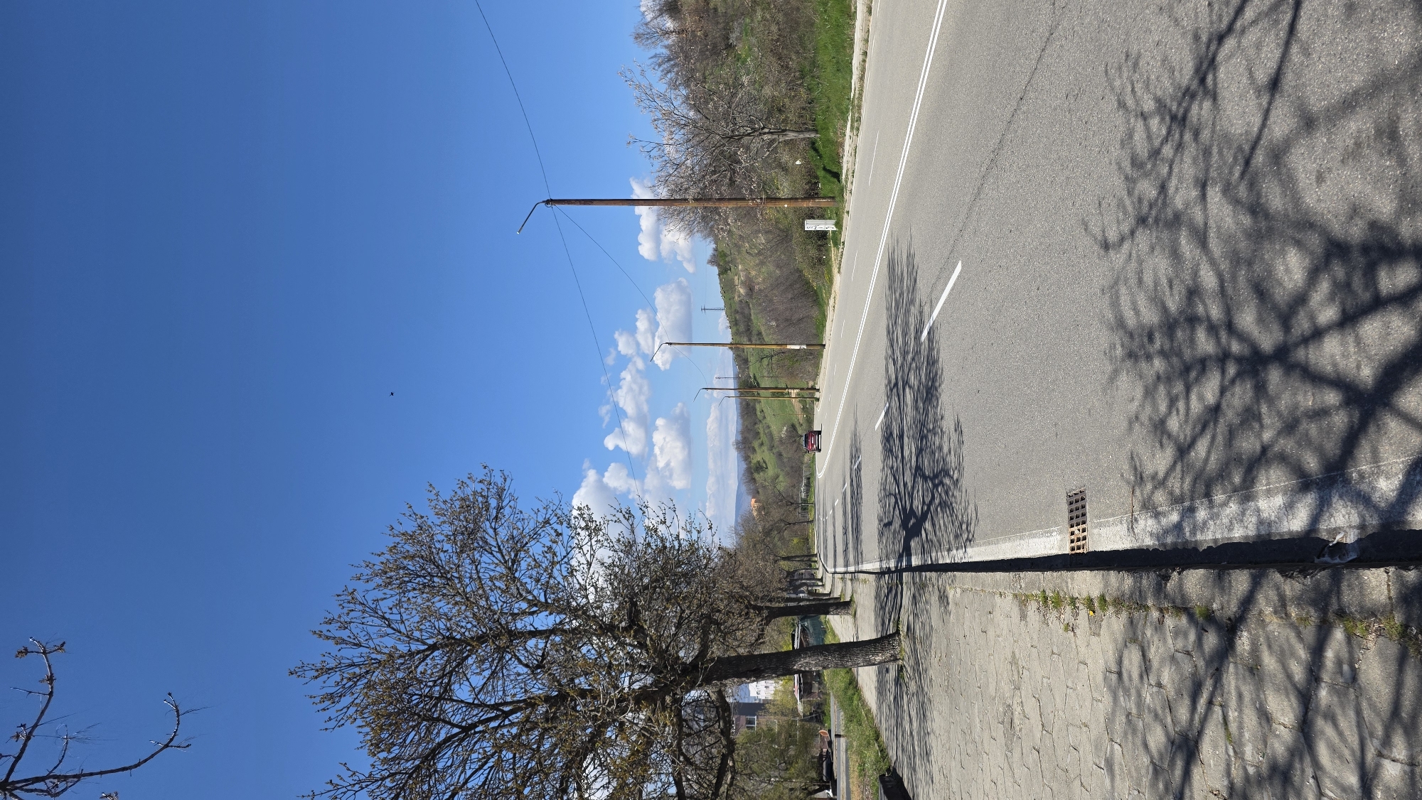 Spring morning walk documented through Blagoevgrad Bulgaria neighborhoods
