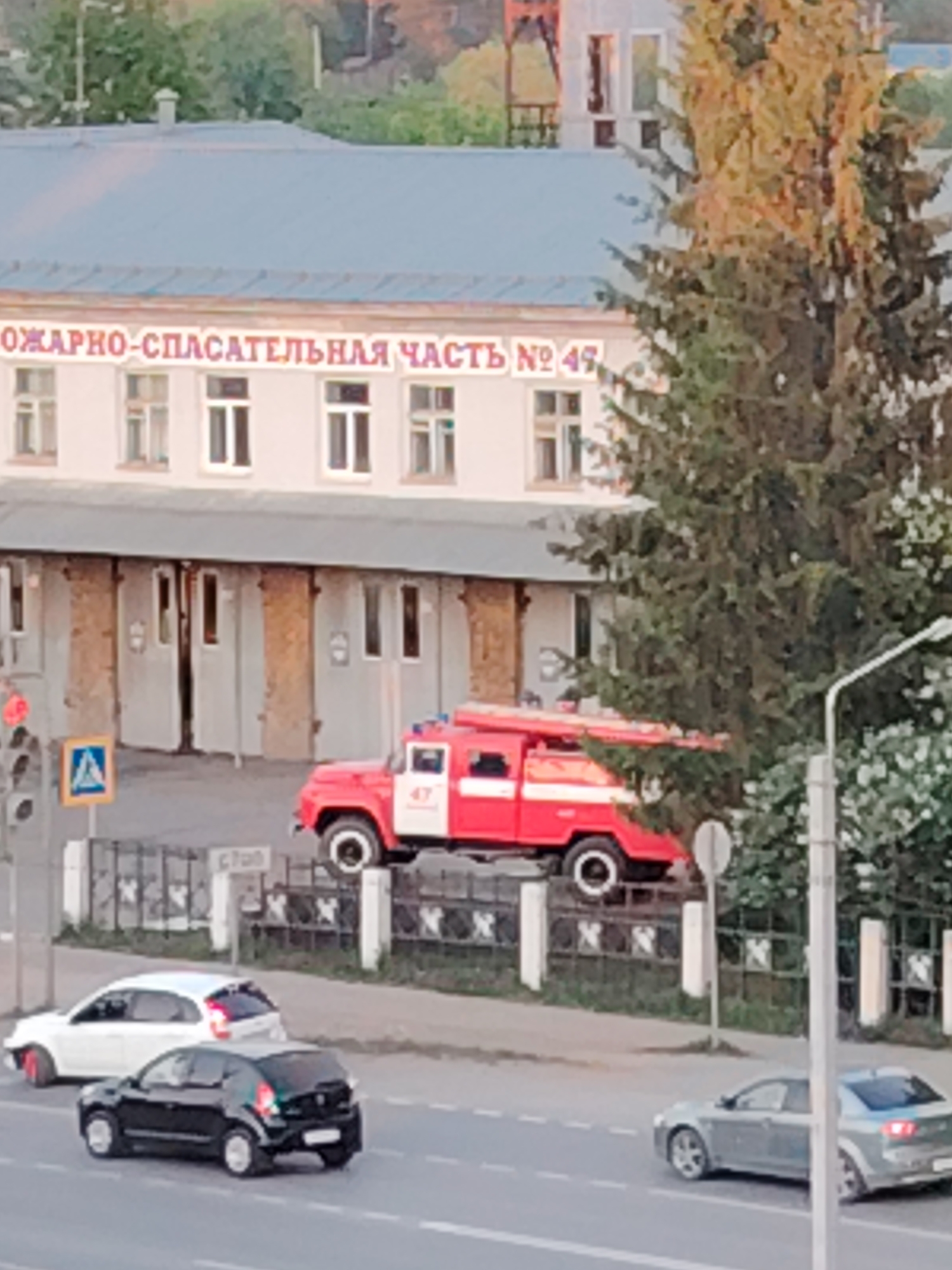 Fire stations and family moments captured in Chaikovsky, Russia