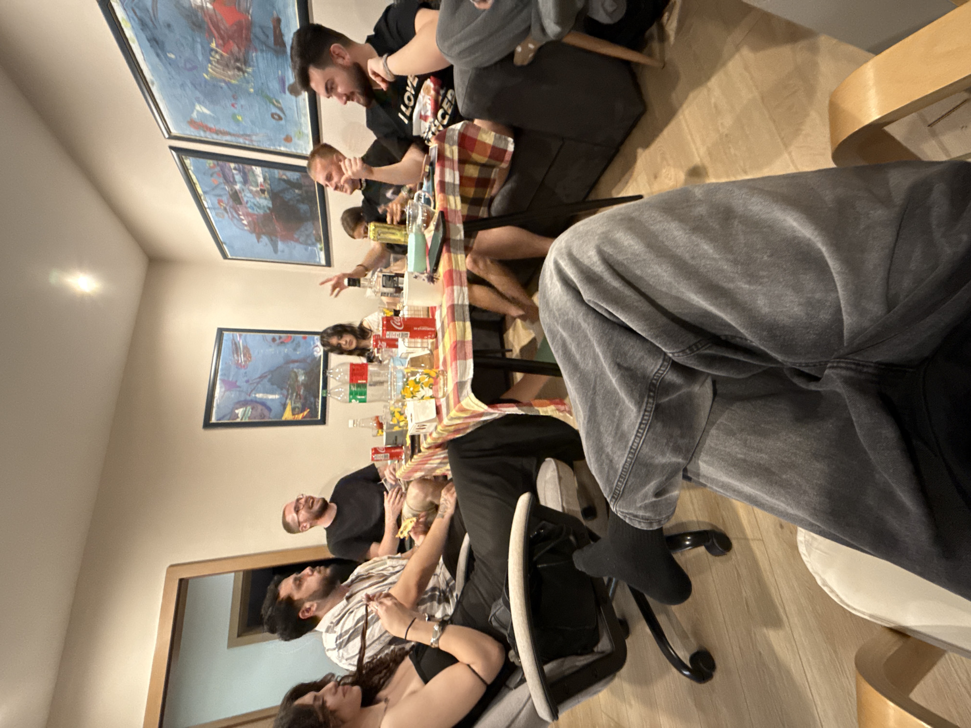 Indoor gathering in Blagoevgrad centers around an #InOrOut theme