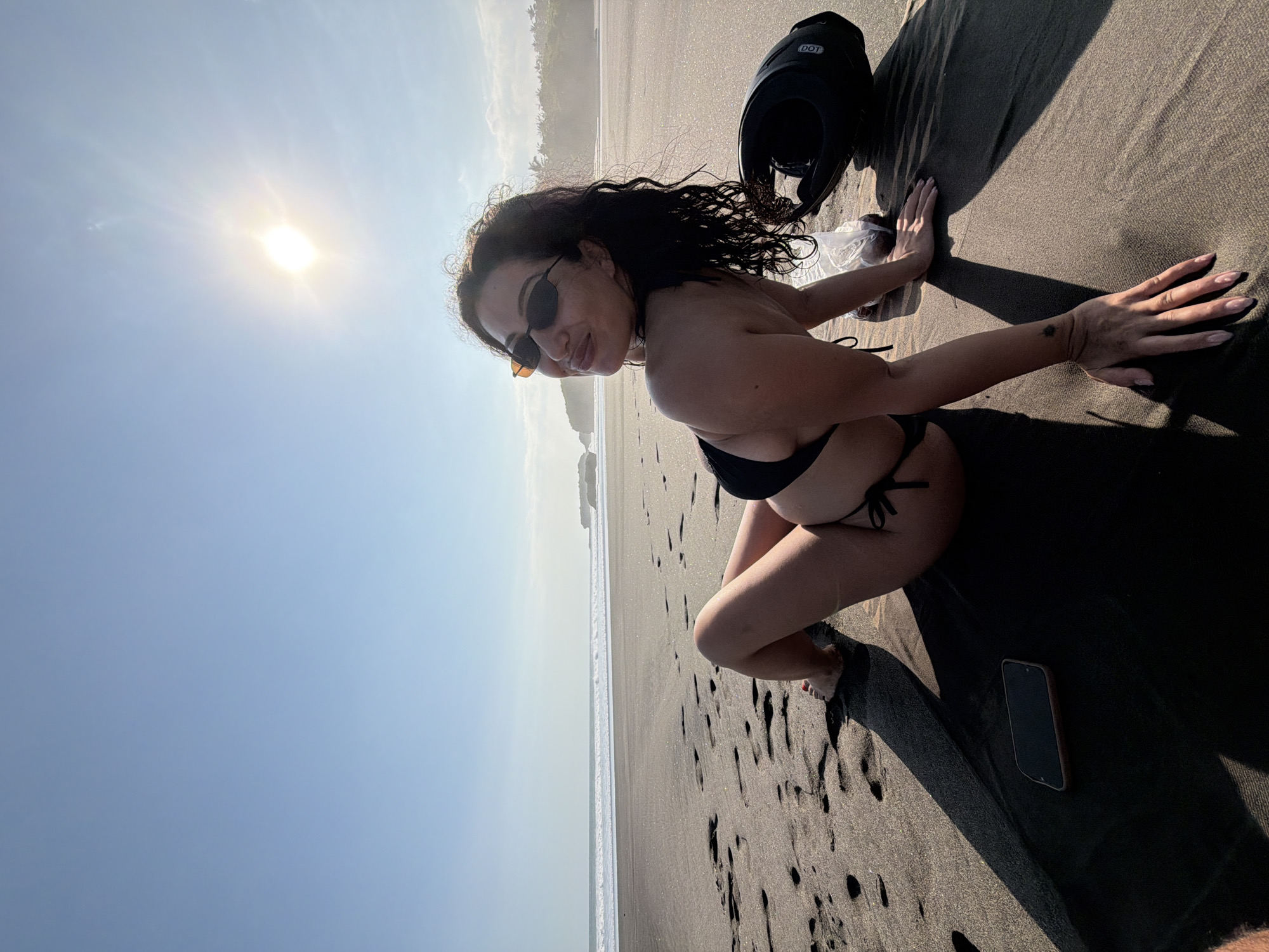 Sunday morning beach gathering with tea ceremony in Selemadeg