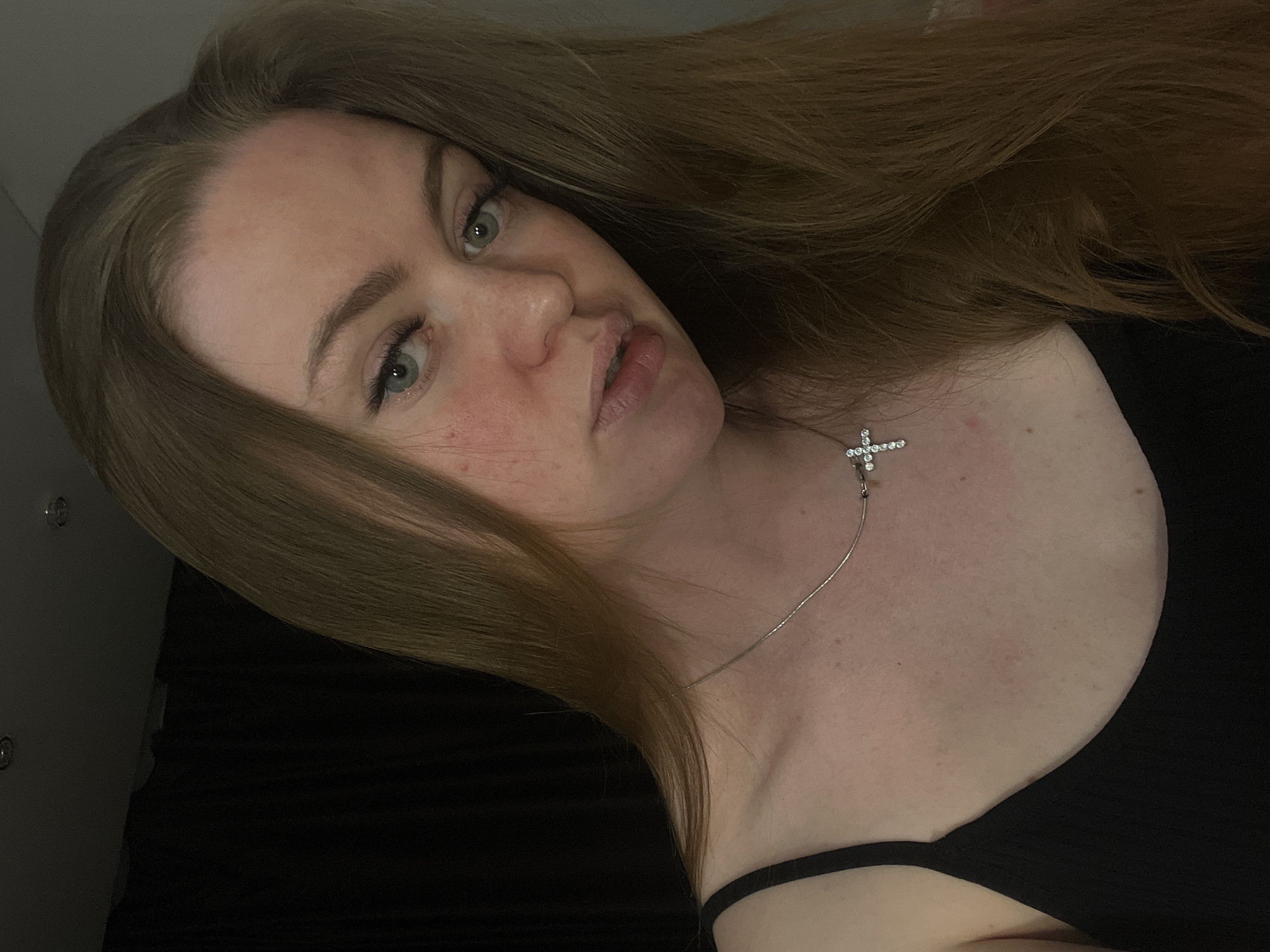 Woman photographed multiple times in Sevastopol indoor setting