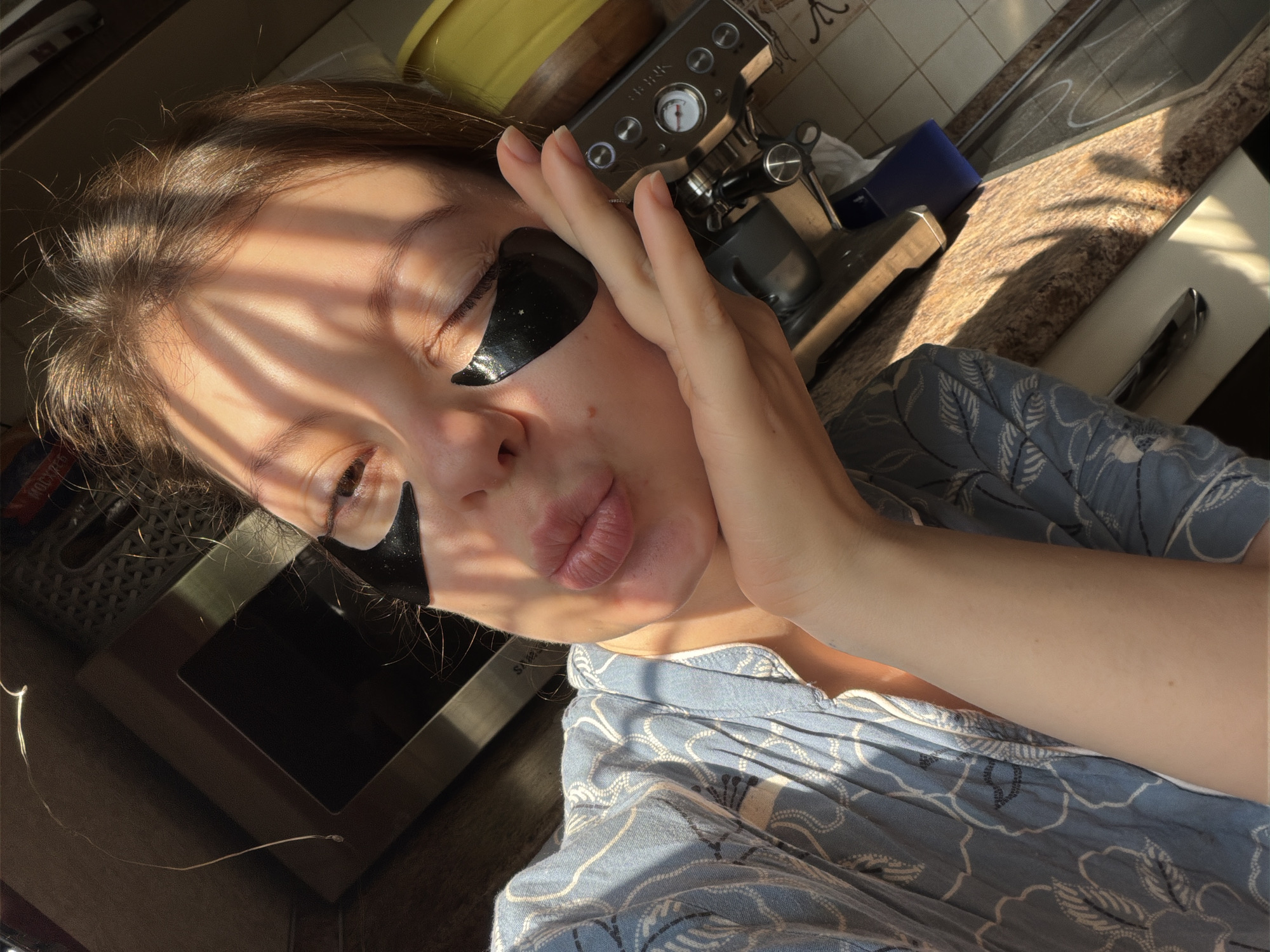 Early morning domestic moments captured in Khimki household