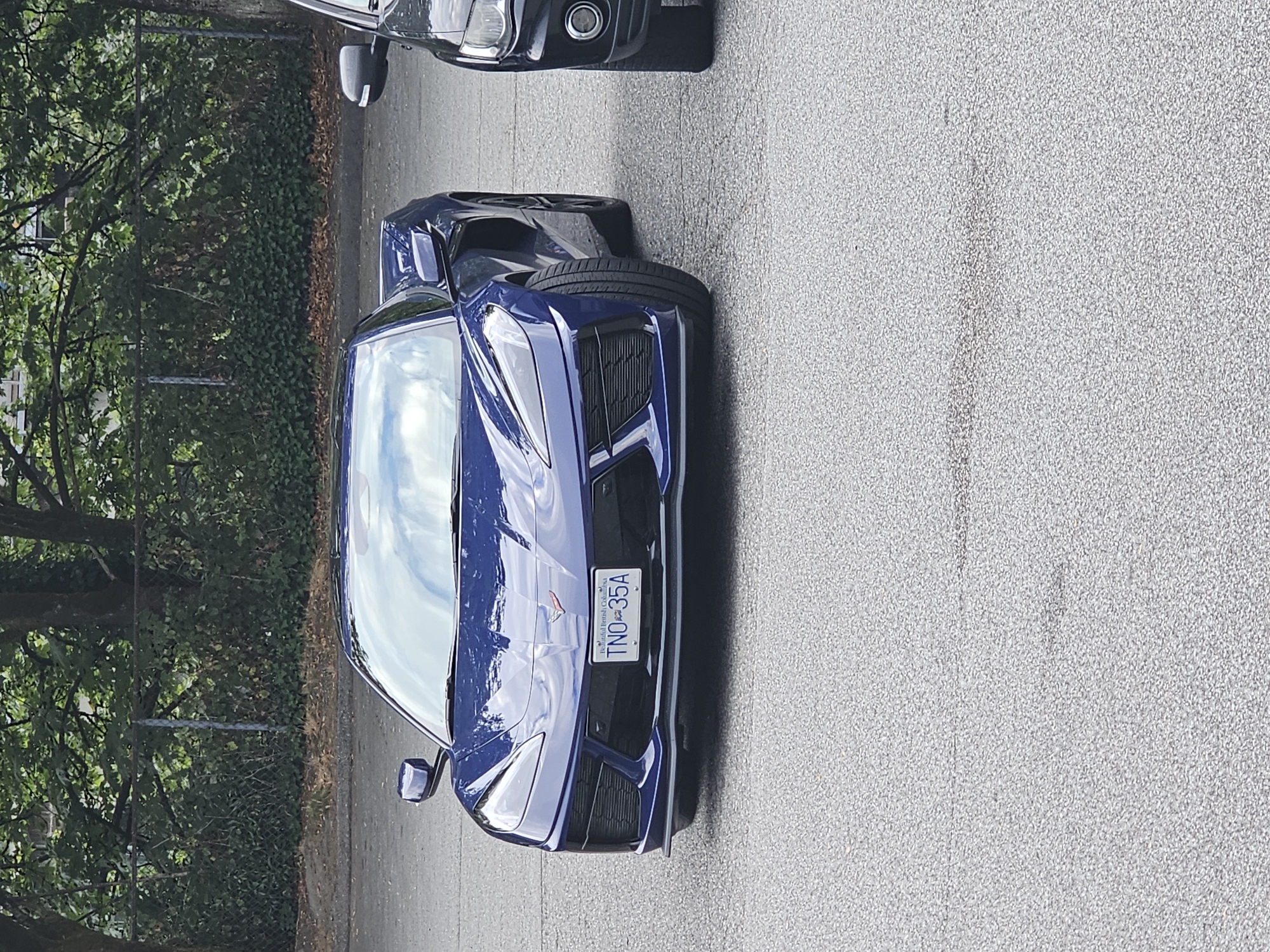 Corvette C8 spotted at Burnaby Shell station with car wash