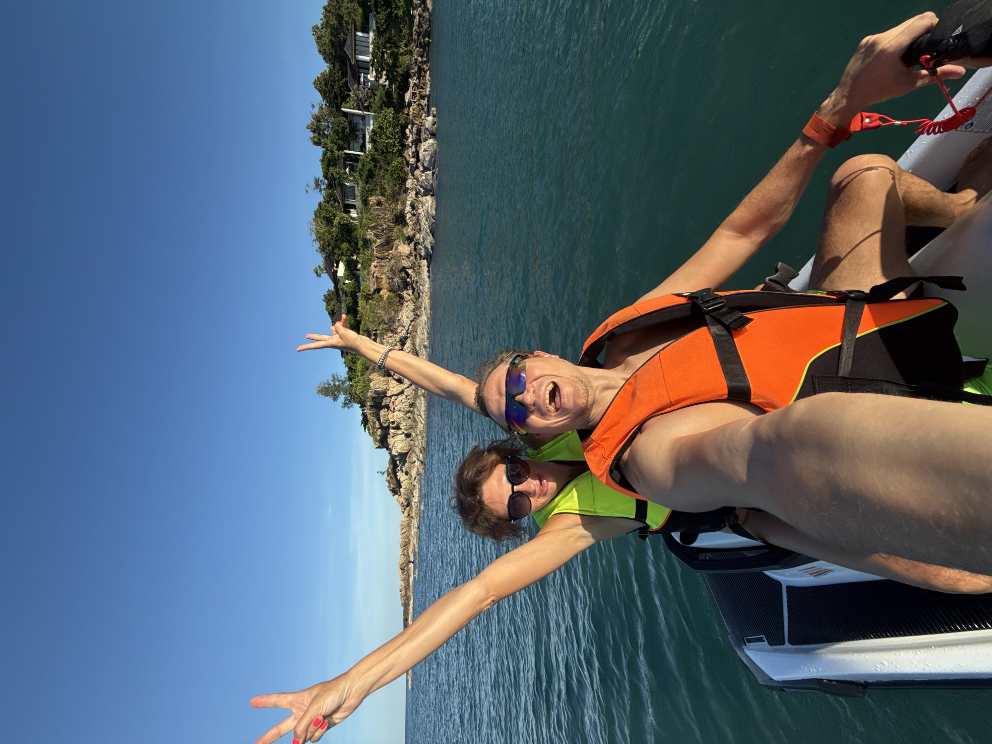 Jet ski fun in the turquoise waters off Choeng Mon