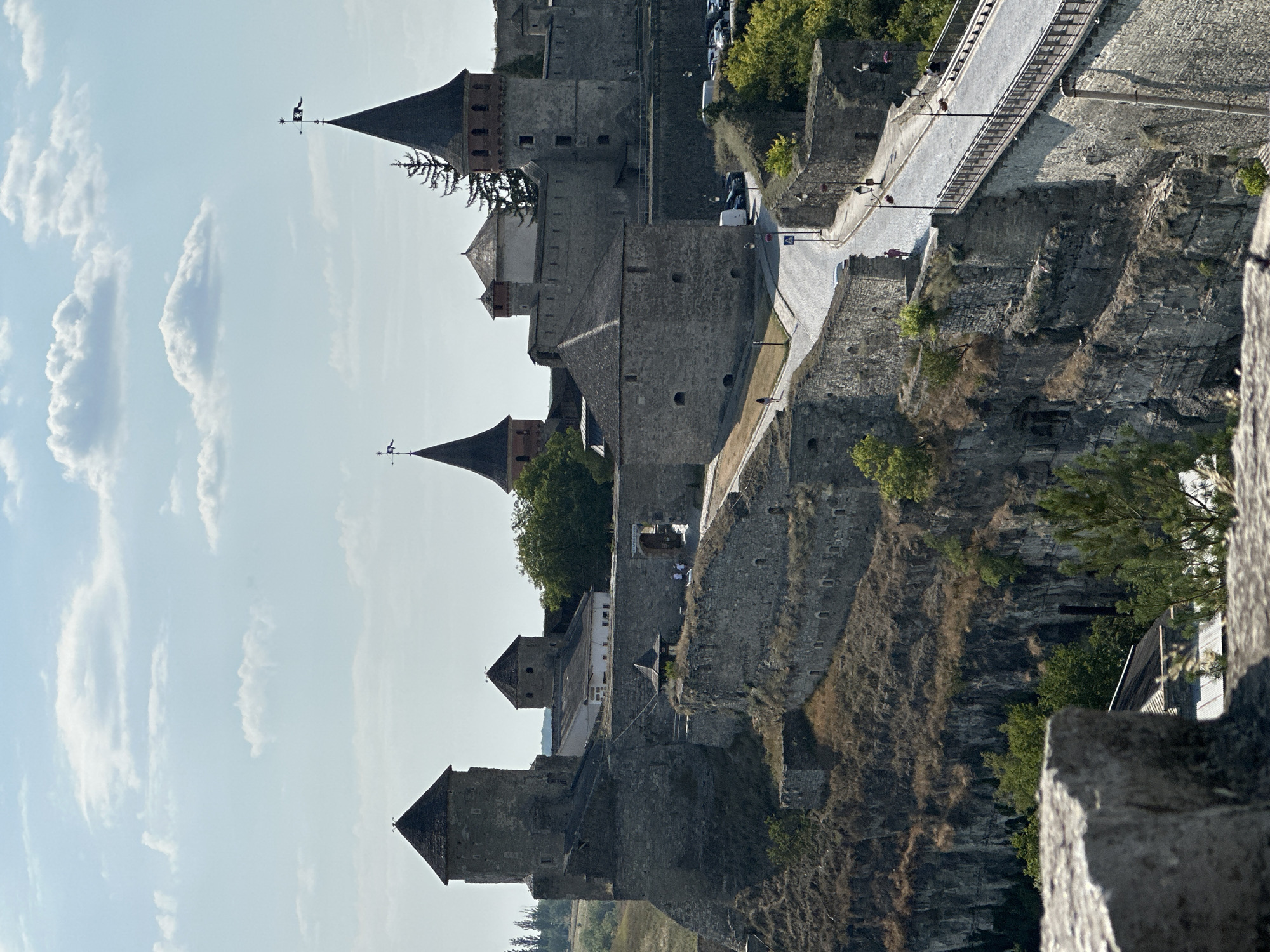 Medieval fortress above the canyon, Kamianets-Podilskyi