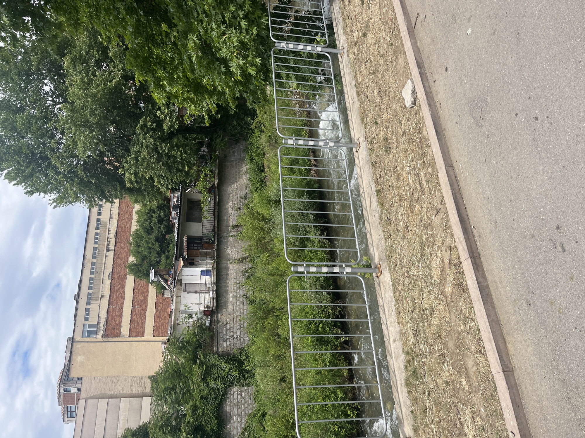 Urban walkthrough captured in Blagoevgrad, Bulgaria over two minutes