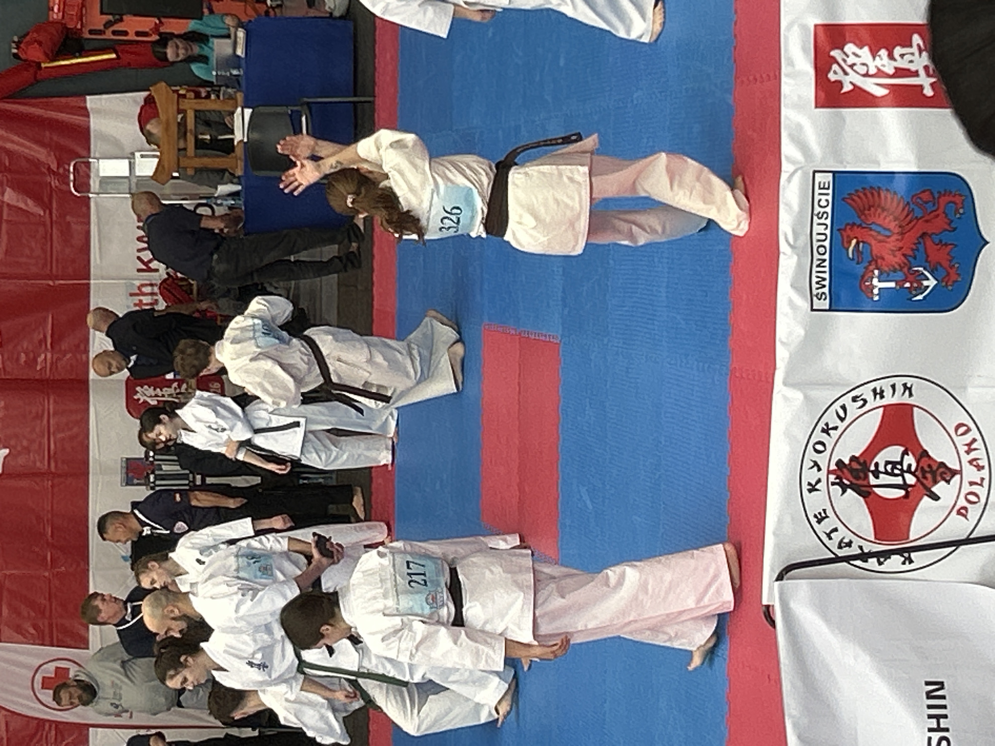 Karate competition held in Ahlbeck, Germany Friday morning