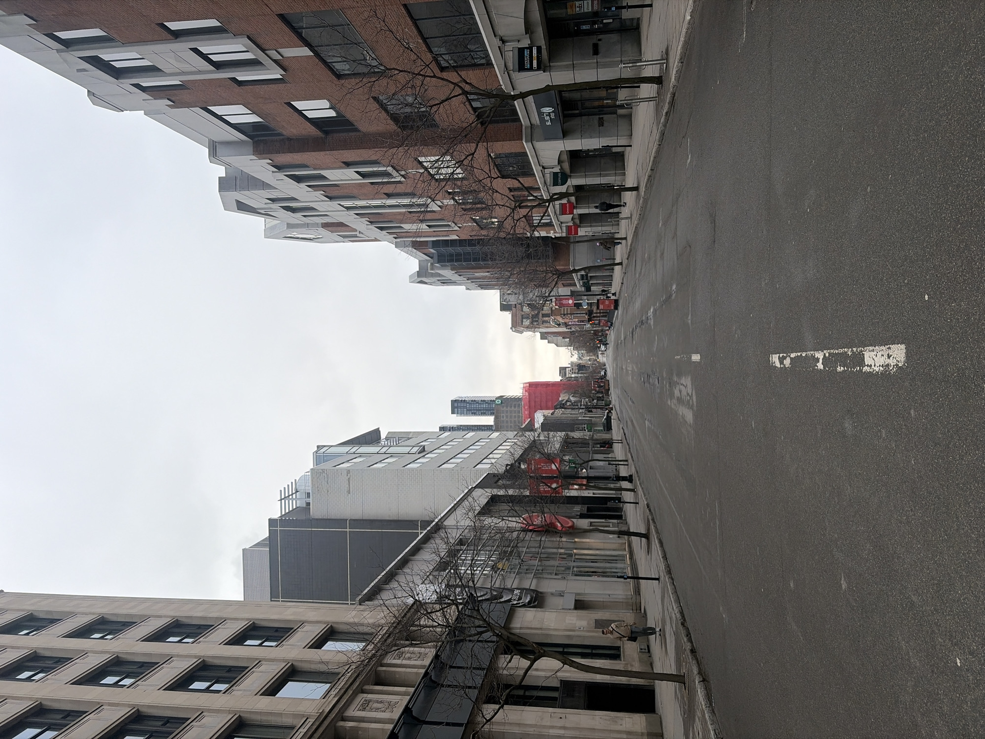 Montreal resident captures overcast morning street scenes downtown