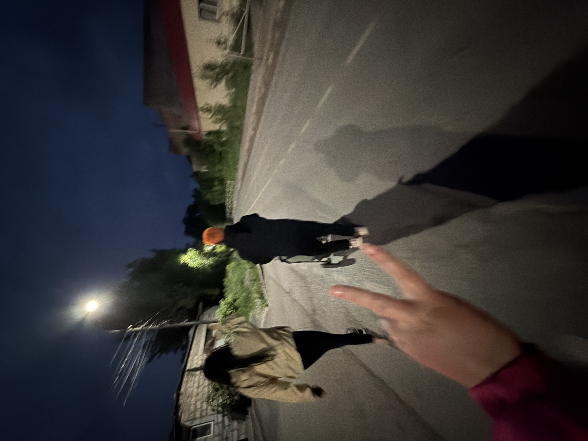 Evening bike ride and street walk documented in Chaikovsky