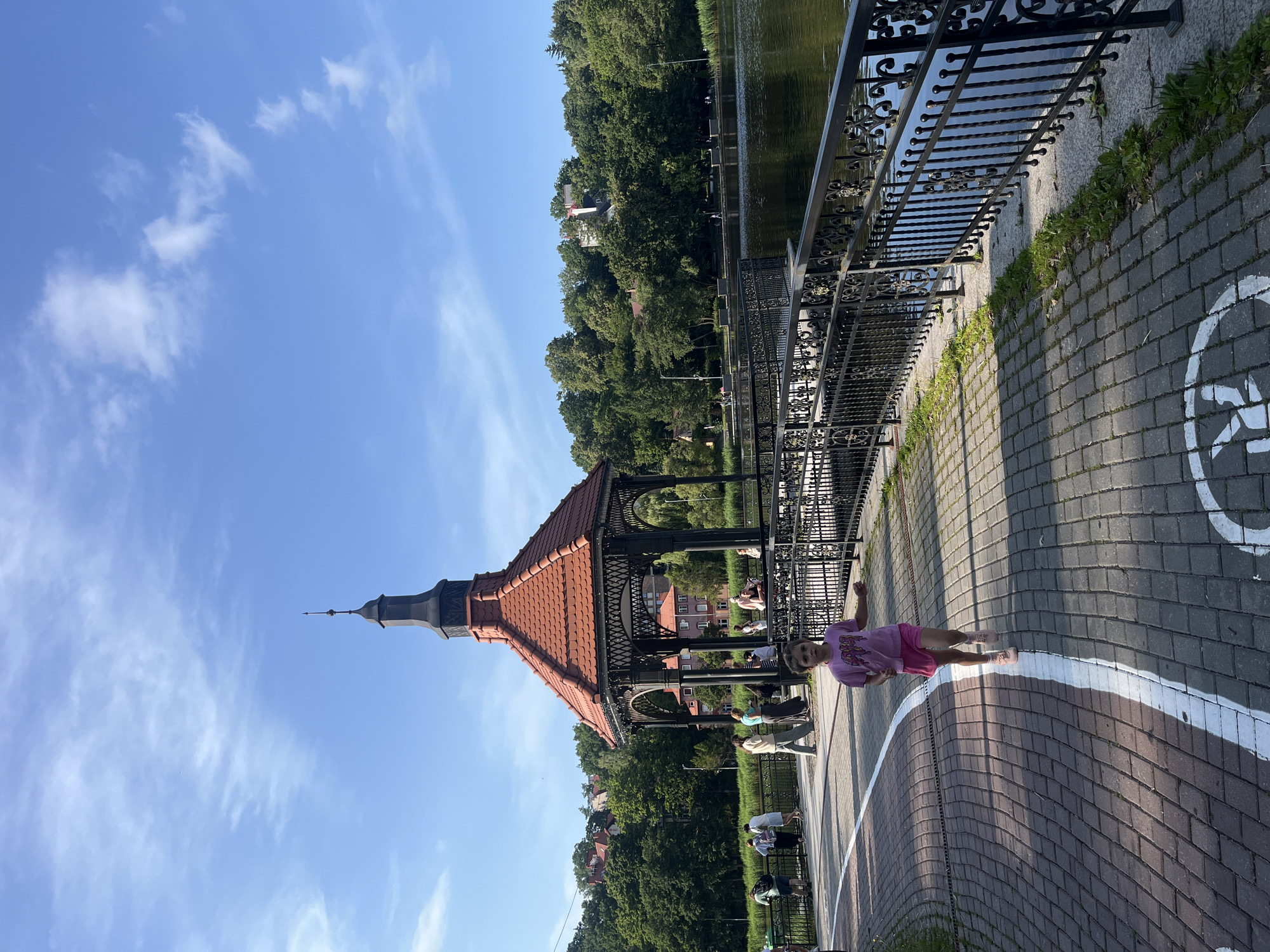 Afternoon along Svetlogorsk's waterfront promenade