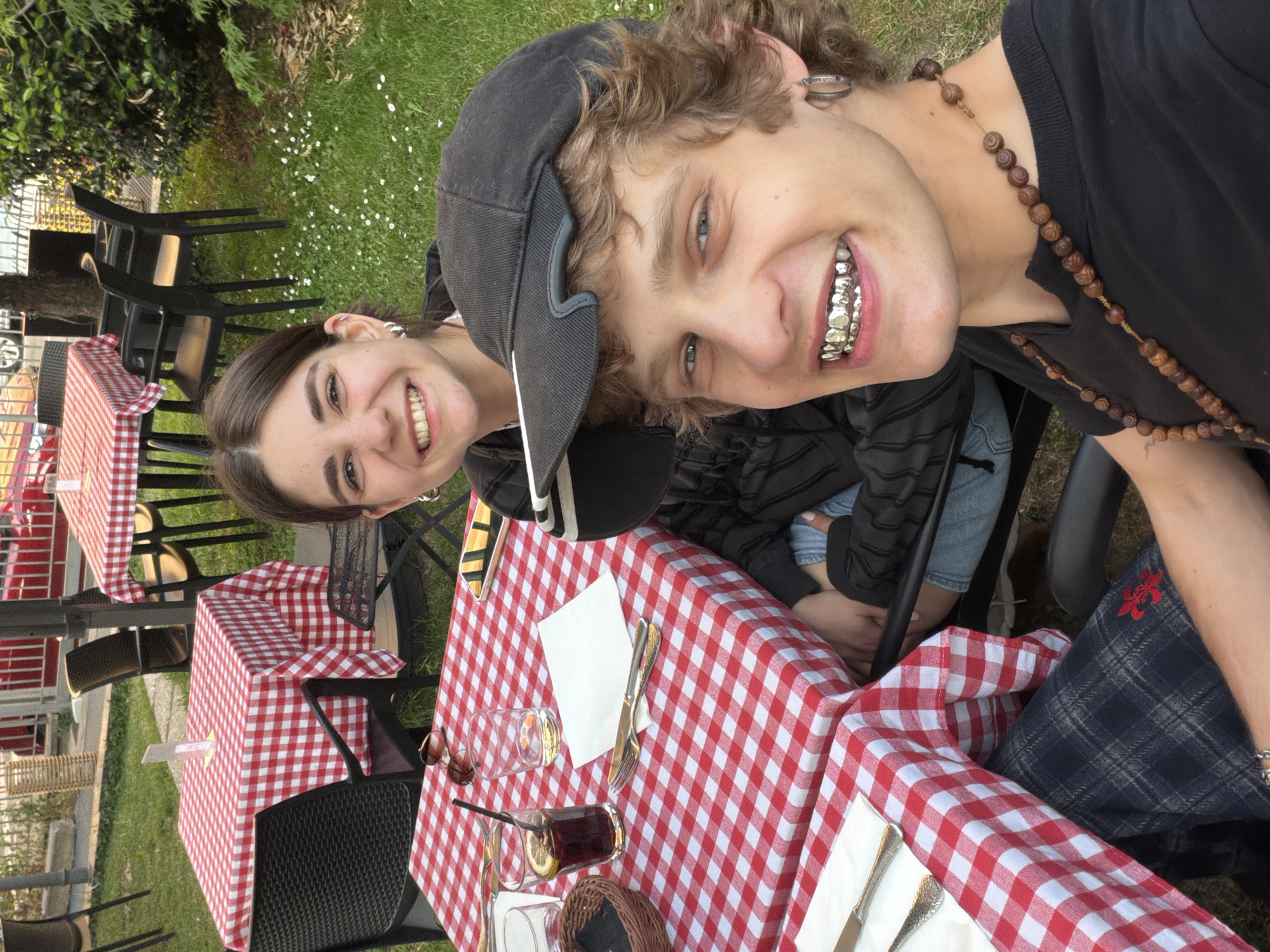 Outdoor dining observed at geodesic dome restaurant in Milan