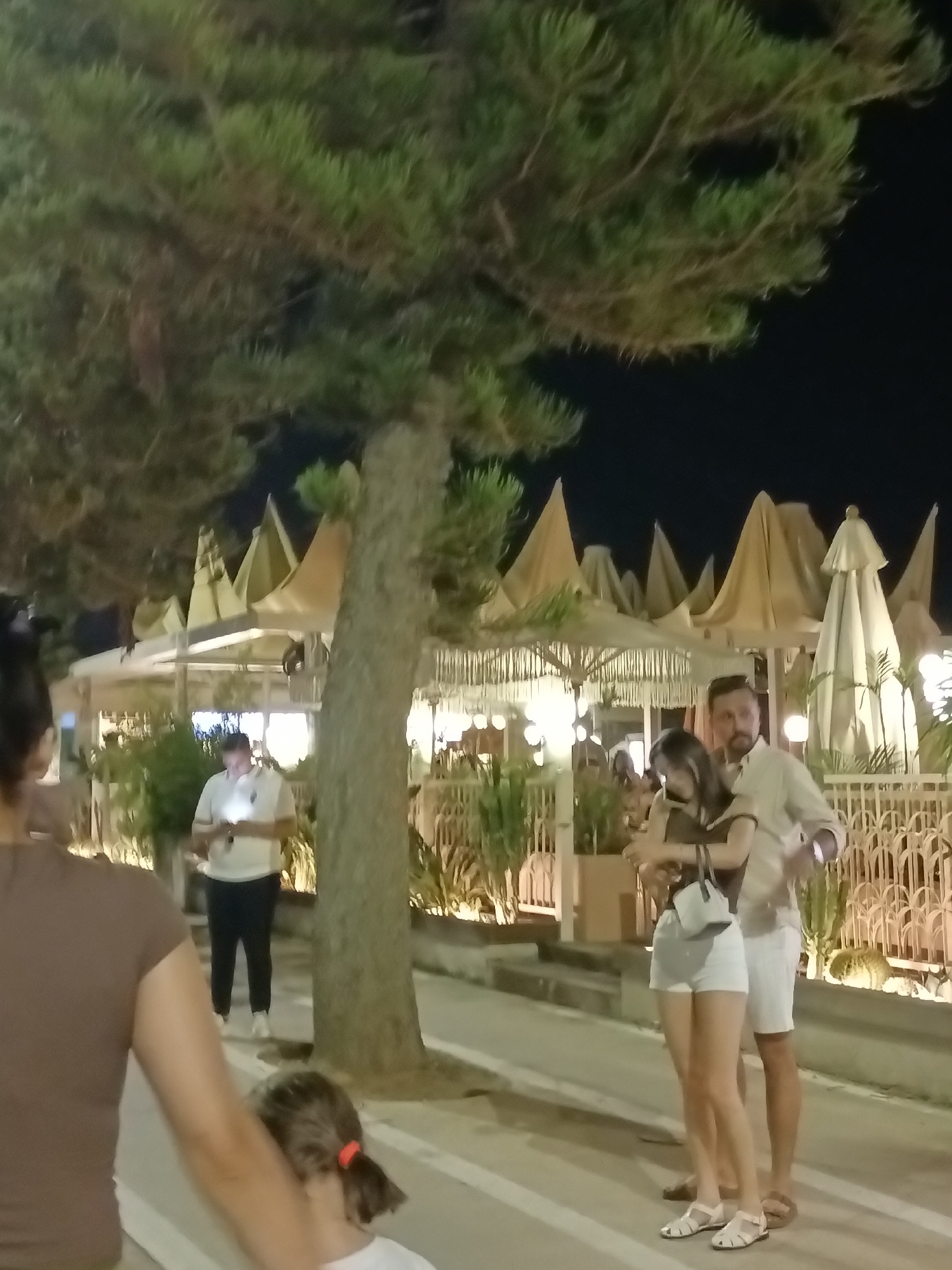 Summer evening on the streets of Alanya, Turkey